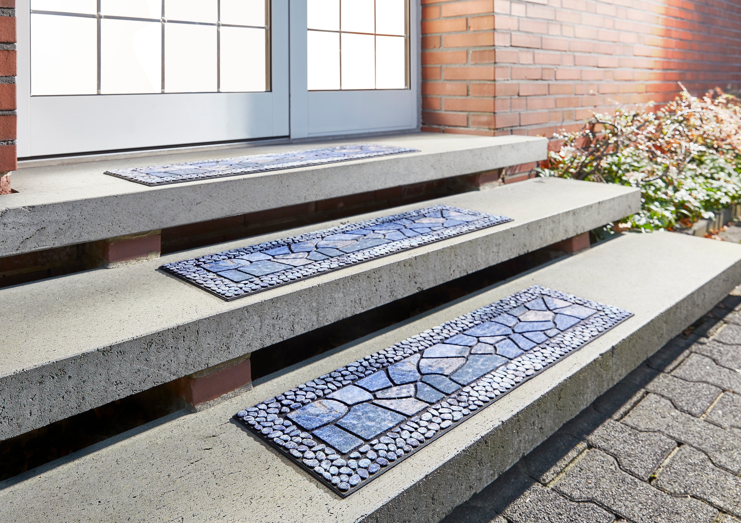 Andiamo Stufenmatte »Outdoor, 2er Set«, rechteckig, 6 mm Höhe, Outdoor-Stuf günstig online kaufen