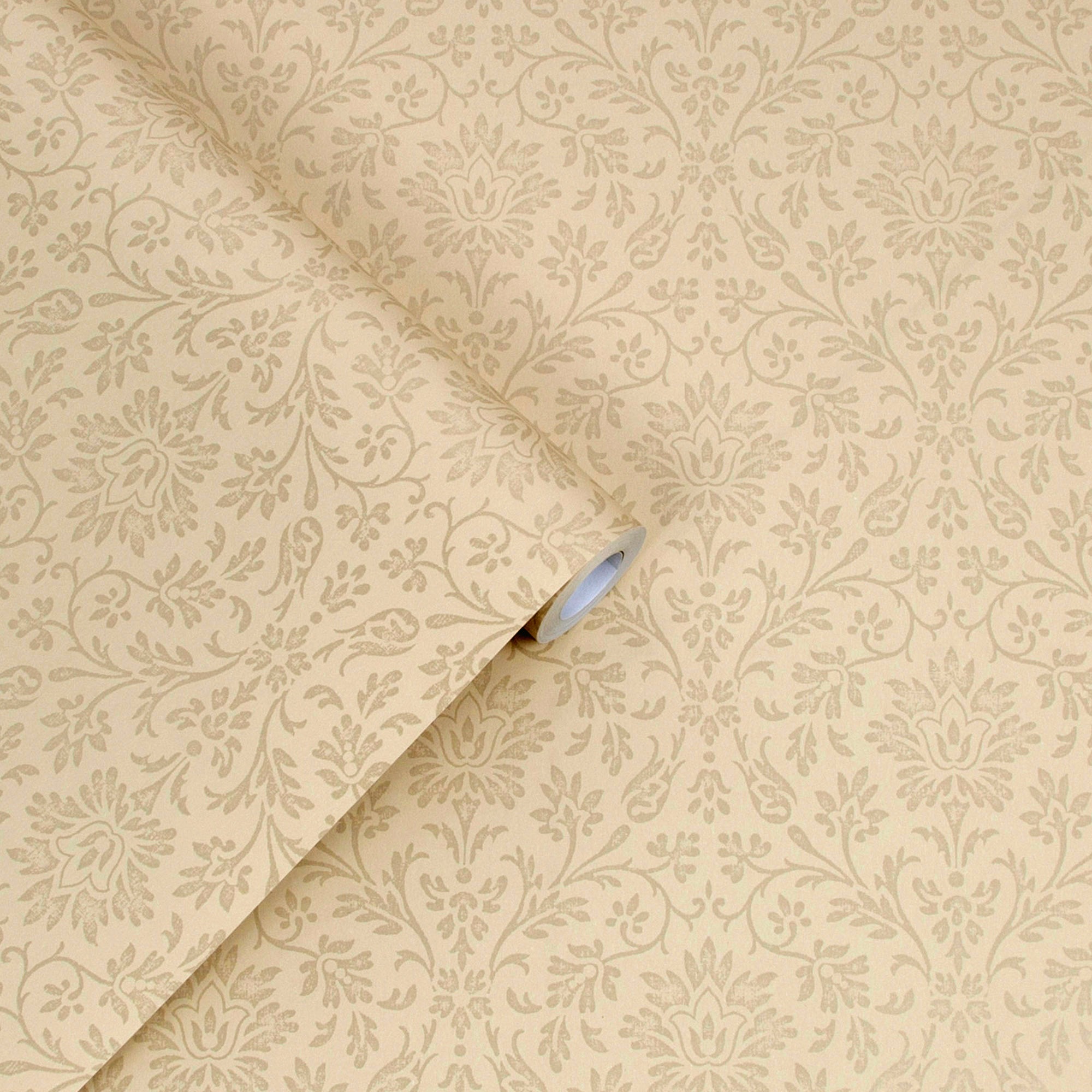 LAURA ASHLEY Vliestapete »Annecy natur«, botanisch, FSC® zertifiziert, mit lebhaftem Druck, 10 Meter Länge