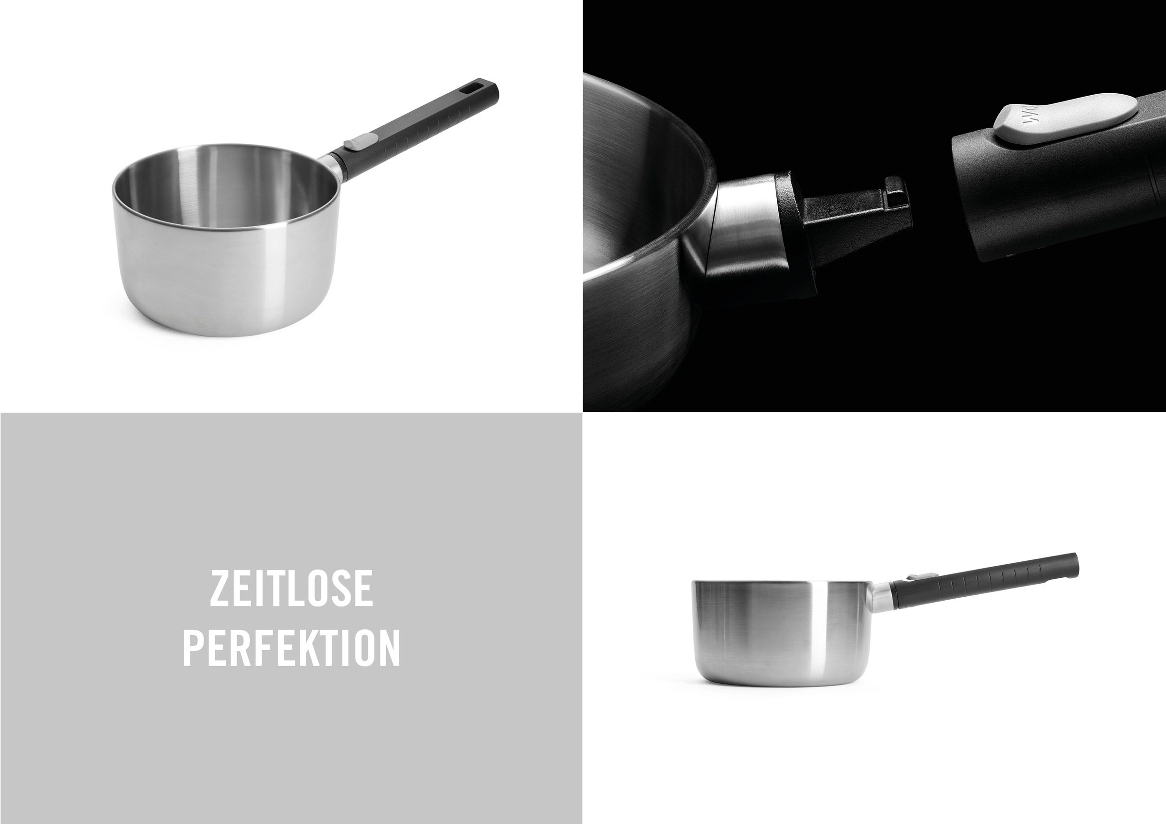 WOLL Milchtopf »Logic Steel« Edelstahl 18/10 1 Stk. tlg. 5-Schicht-Aufbau günstig online kaufen