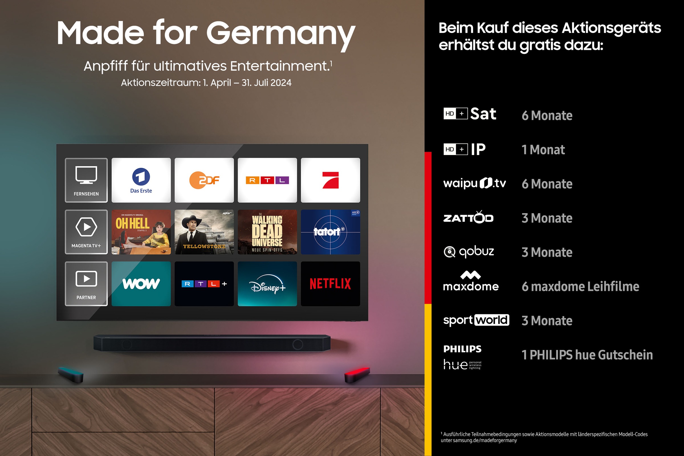 3. Bild von Samsung LED-Fernseher, 163 cm/65 Zoll, 4K Ultra HD, Smart-TV