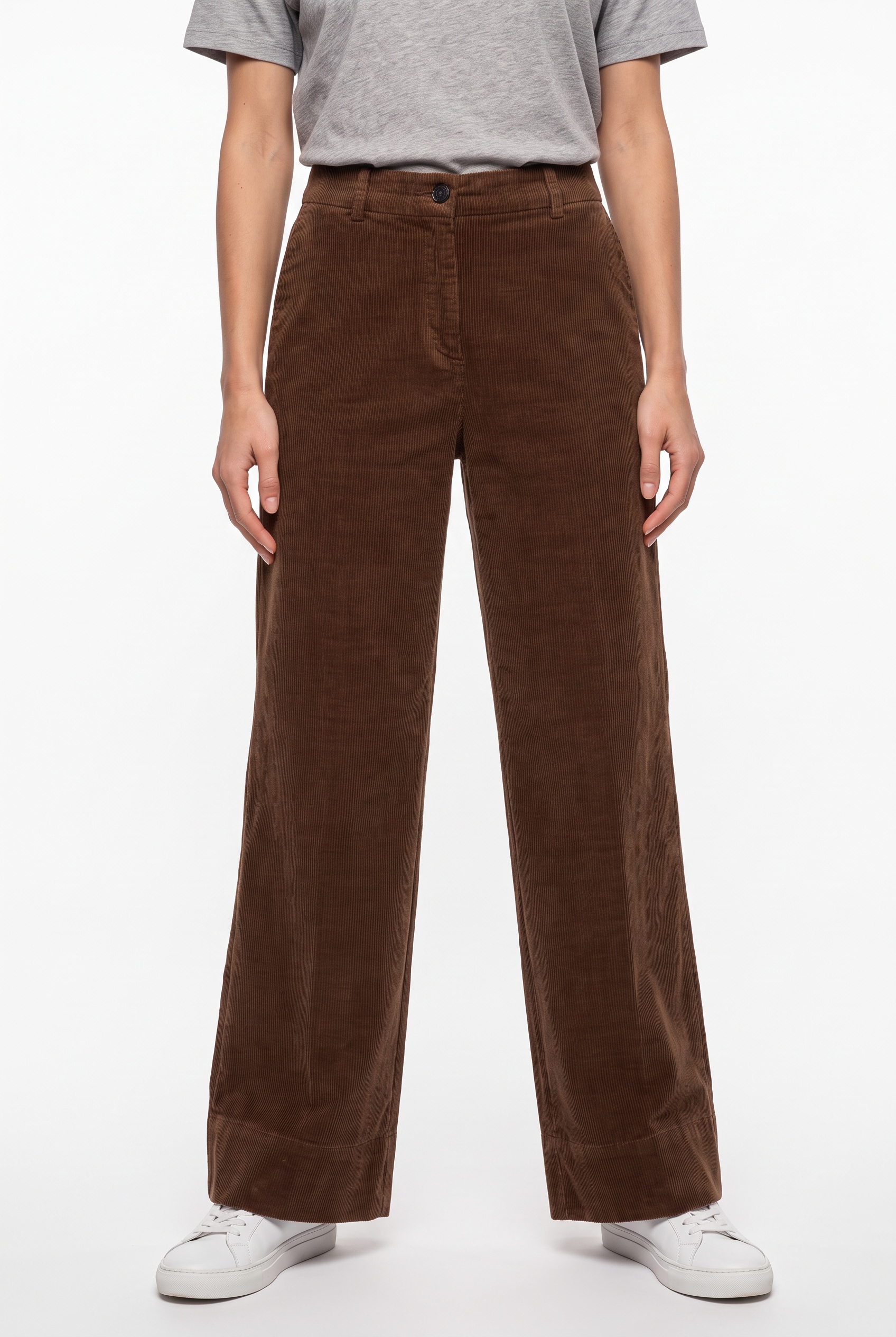 BOSS ORANGE Cordhose »Tacodi Premium Damenmode«  aus Baumwoll-Modal-Mix mit Stretch