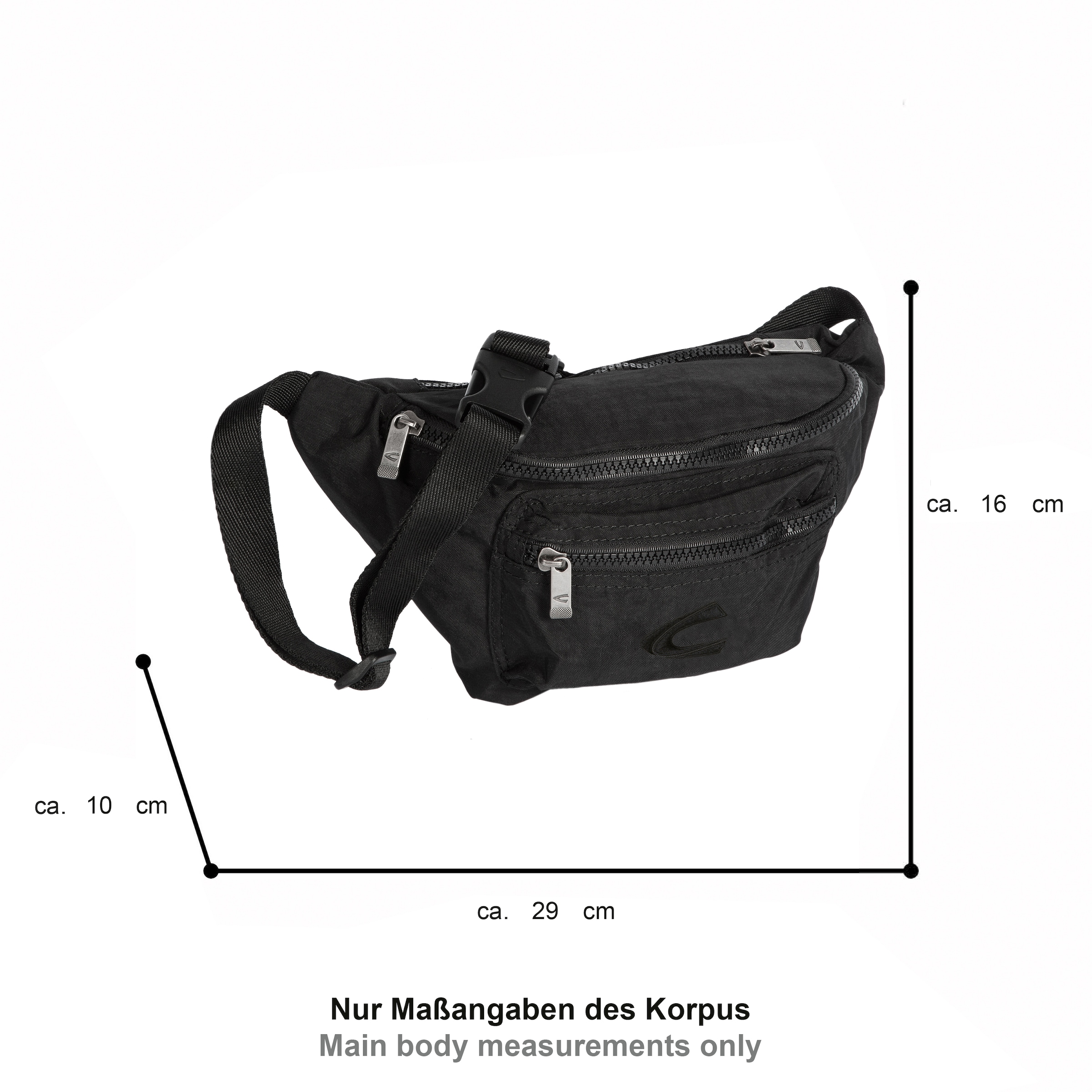 camel active Bauchtasche »Journey« Herren Crossbody-Bag, funktional perfekt für alle Lebenslagen