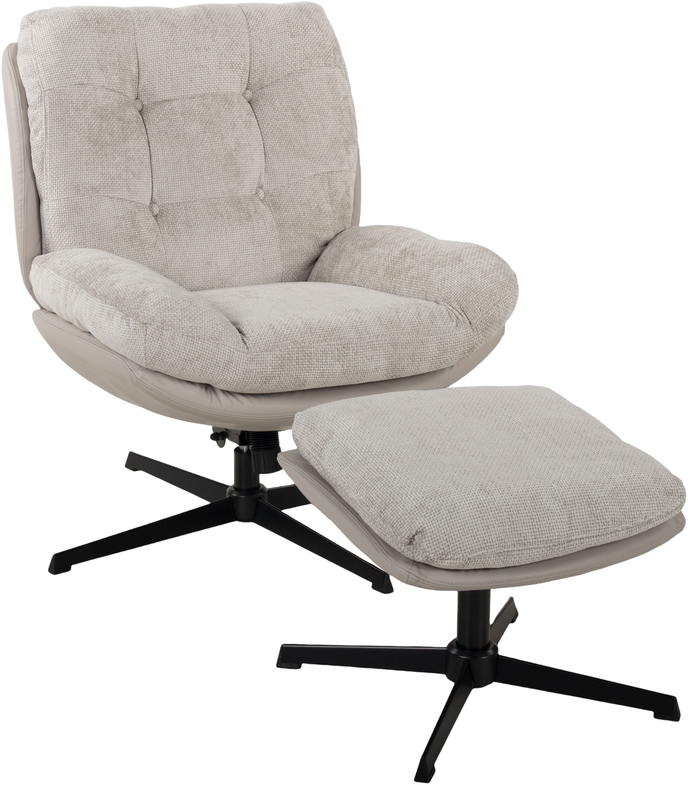 Duo Collection Relaxsessel »Tolox mit Hocker«, (2 St.), inklusive Wippfunktion