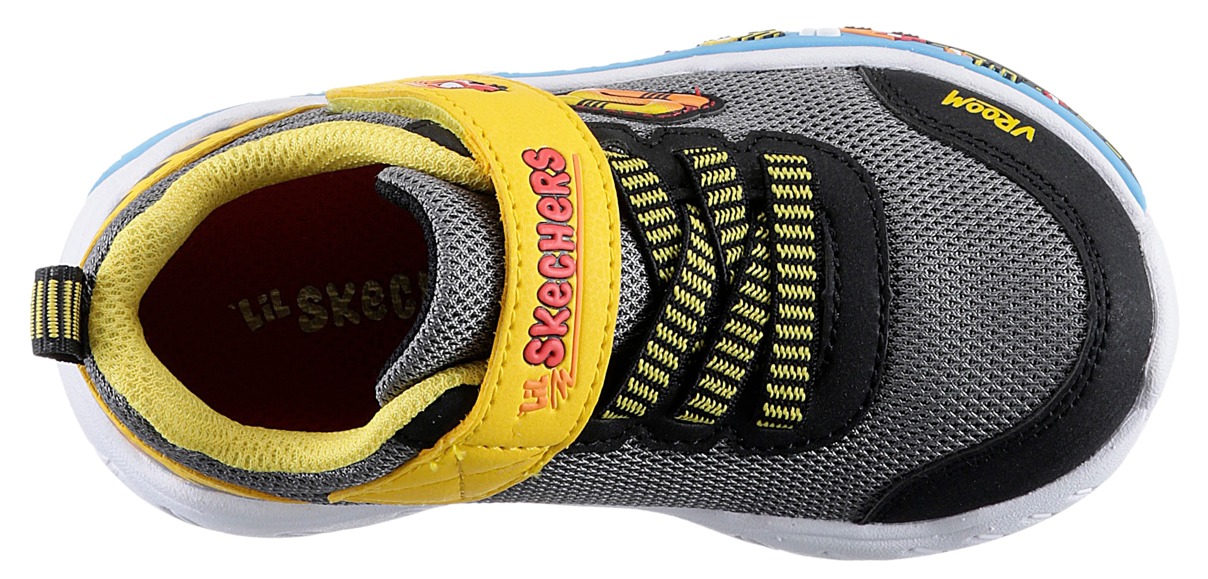 Skechers Sneaker »PLAY SCENE«, Freizeitschuh mit bedruckter Sohle, Größenschablone zum Download