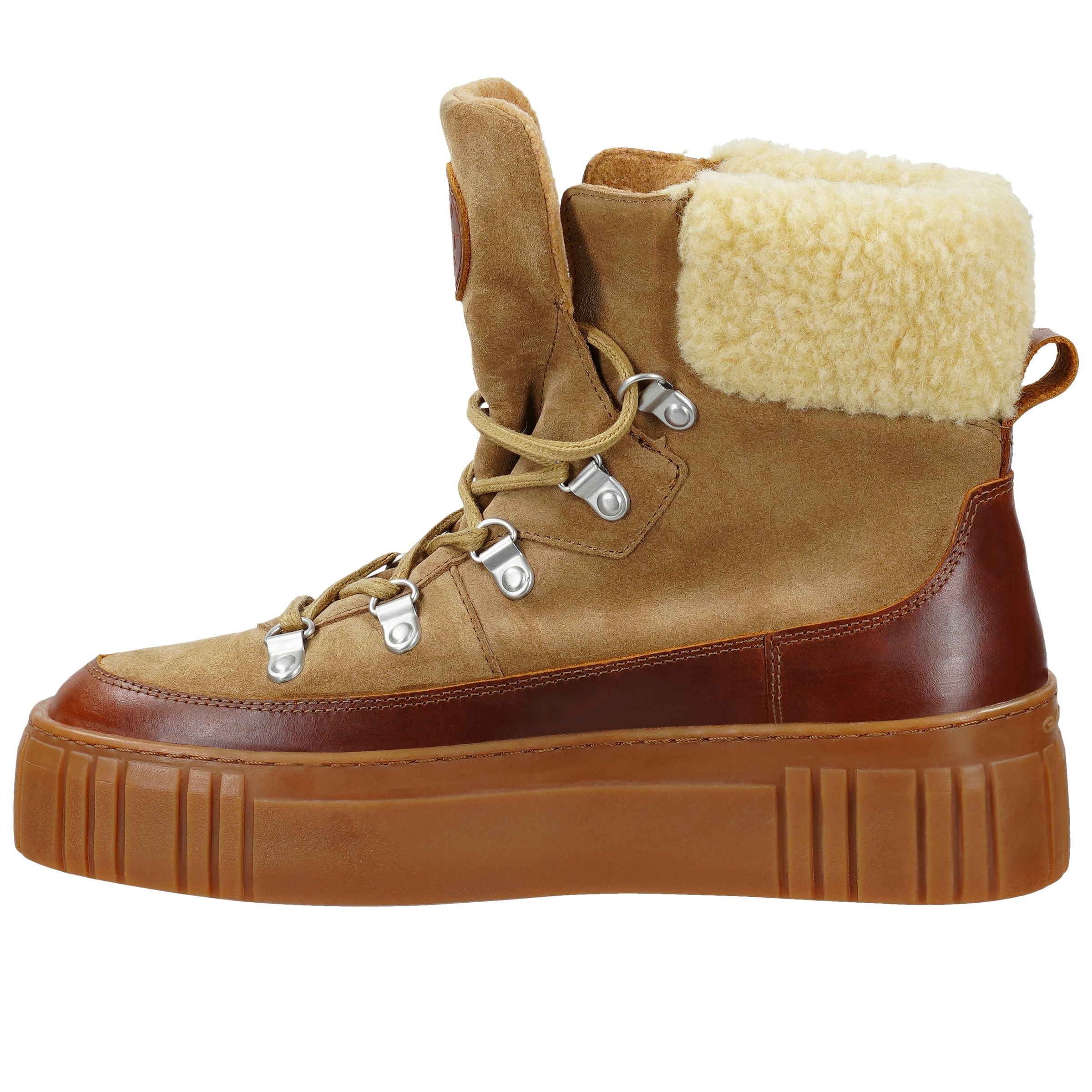 Gant Winterboots »Snowmont«  Snowboots, Winterstiefel mit Plateausohle und Kunstfellkragen