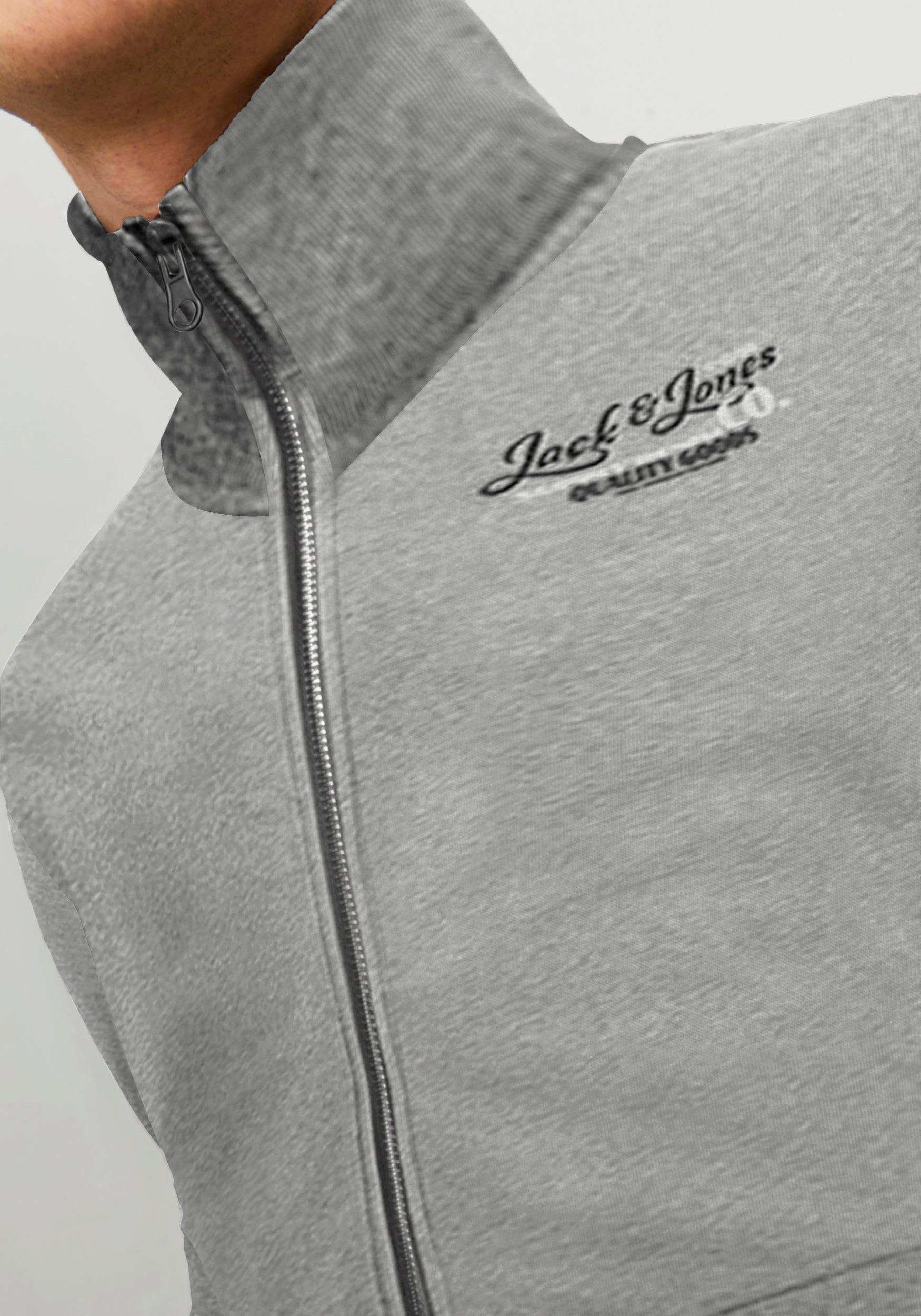Jack & Jones Sweatjacke »JJ JJANDY SWEAT ZIP HIGH NECK«