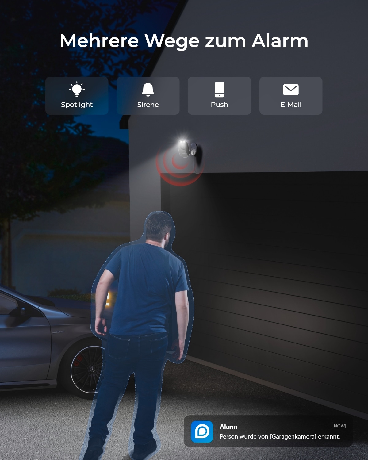 Reolink Überwachungskamera »Lumus Series E430 WiFi-Outdoor«, Außenbereich