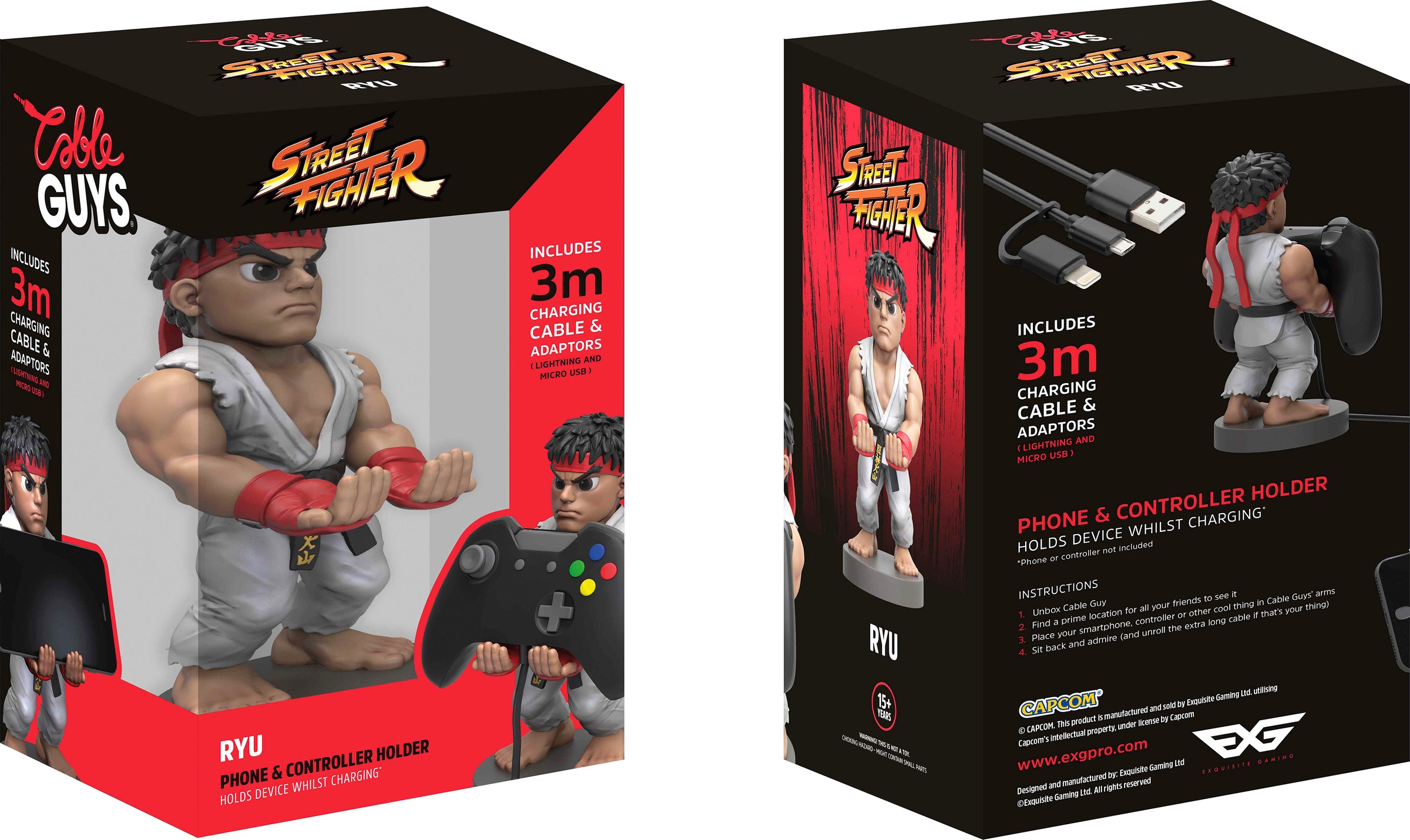 Exquisite Gaming Controller-Halterung »Cable Guy - Street Fighter Ryu« 1 Stk. tlg.