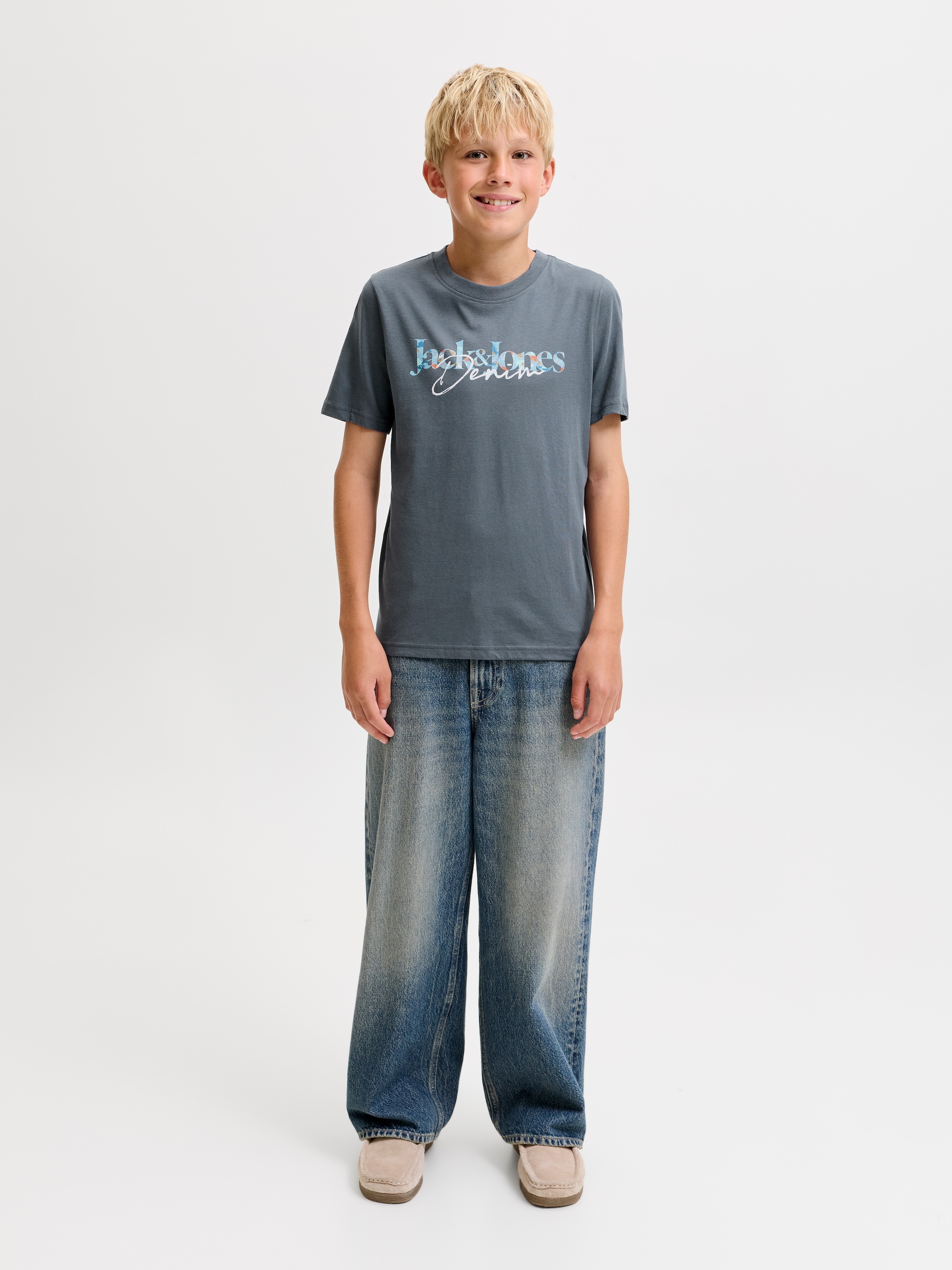 Jack & Jones Junior Rundhalsshirt »JJTOM TEE SS CREW NECK SN JNR« Baumwolle, regular fit