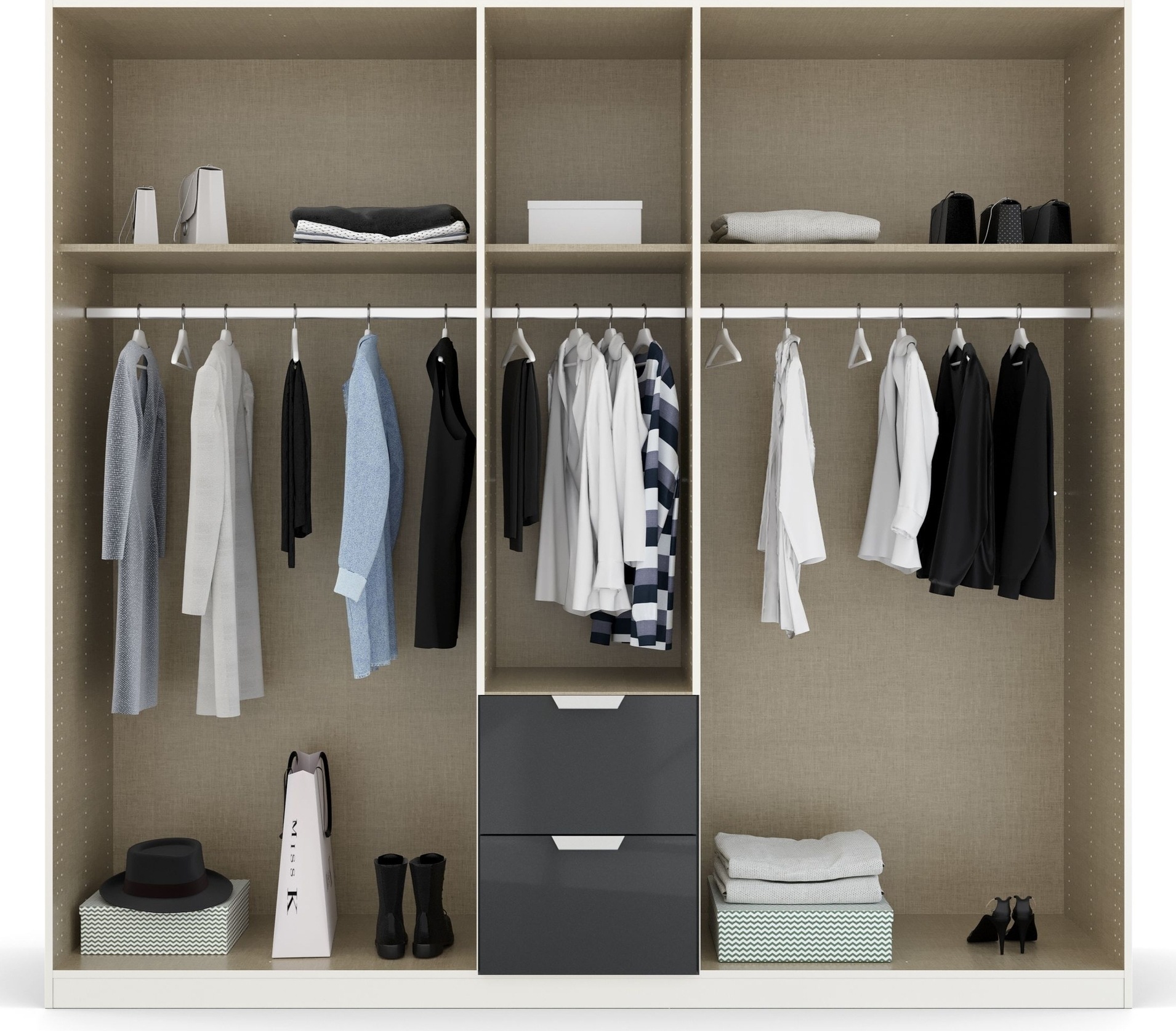 rauch Drehtürenschrank »Glamour by Quadra Spin«