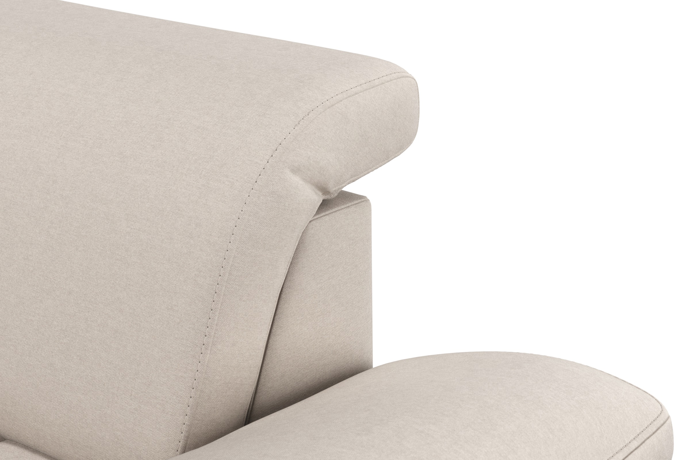 sit&more Ecksofa »Cool L-Form«, wahlweise mit Kopfteilverstellung und Vorziehsitz motorisch