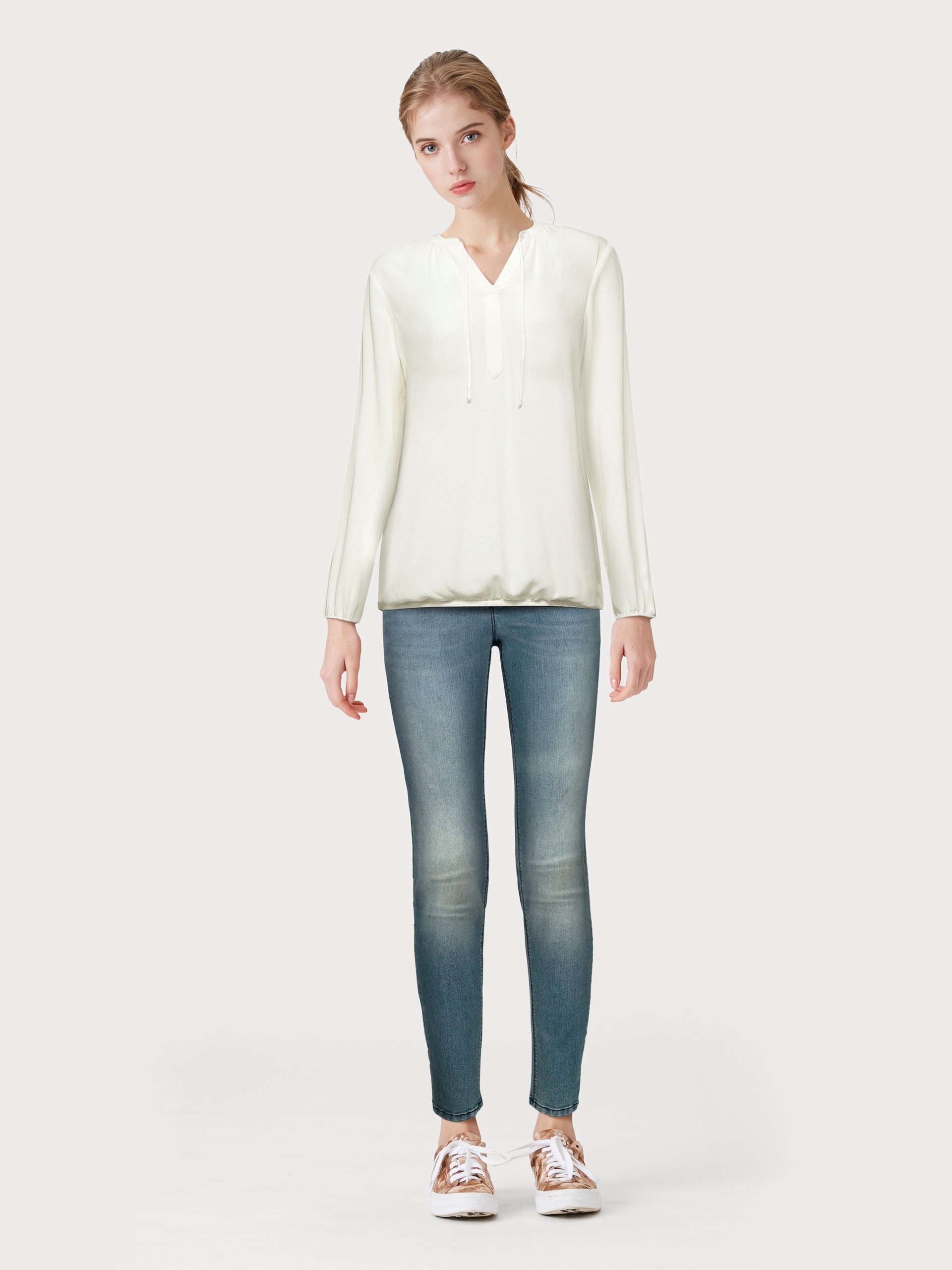 Arizona Skinny-fit-Jeans »Shaping«, skinny Passform, normale Leibhöhe, in Stretch-Qualität, Used-Look