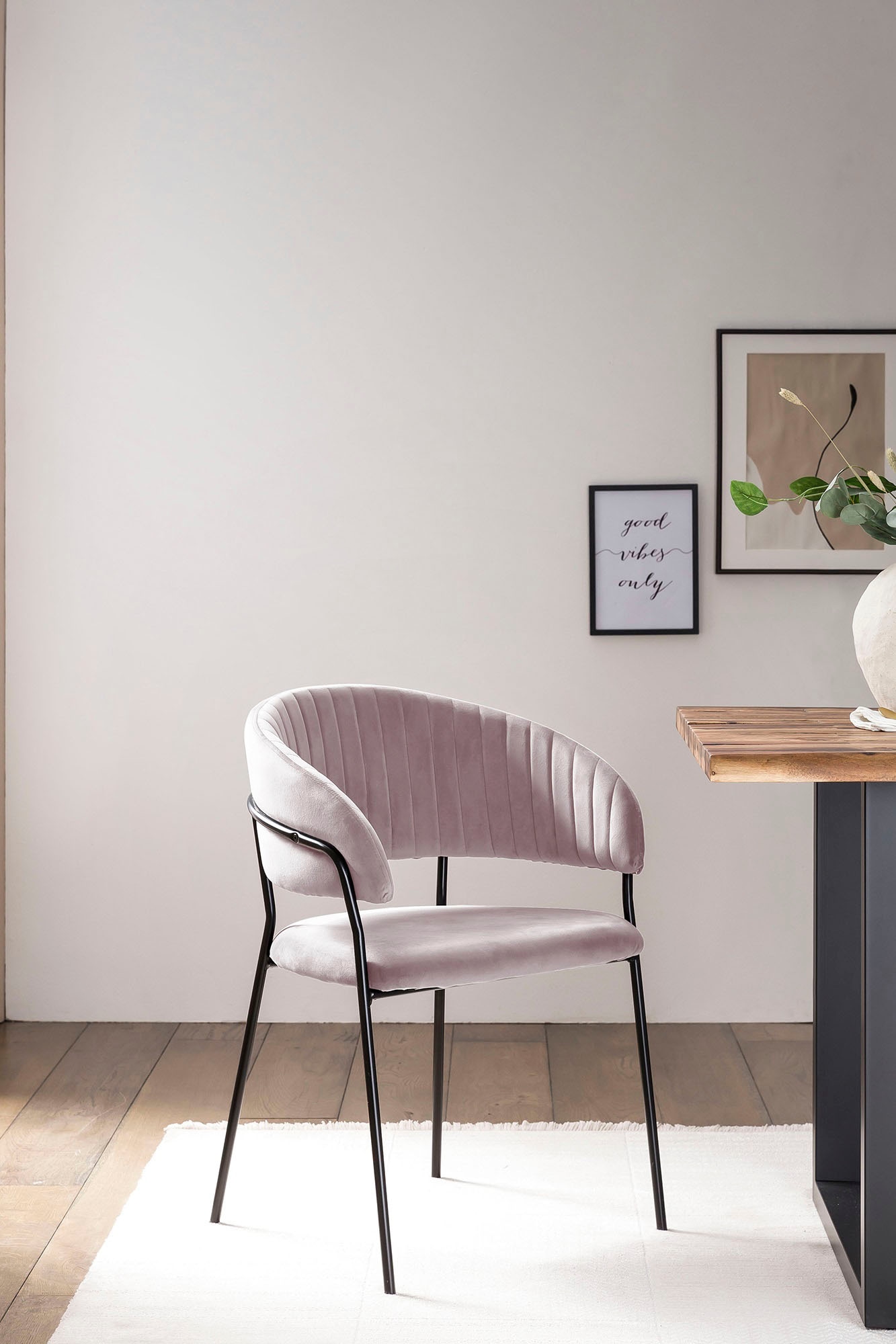 SalesFever Esszimmerstuhl »Idro Komfortabler Polsterstuhl« () 1 Stk.Abgerun günstig online kaufen