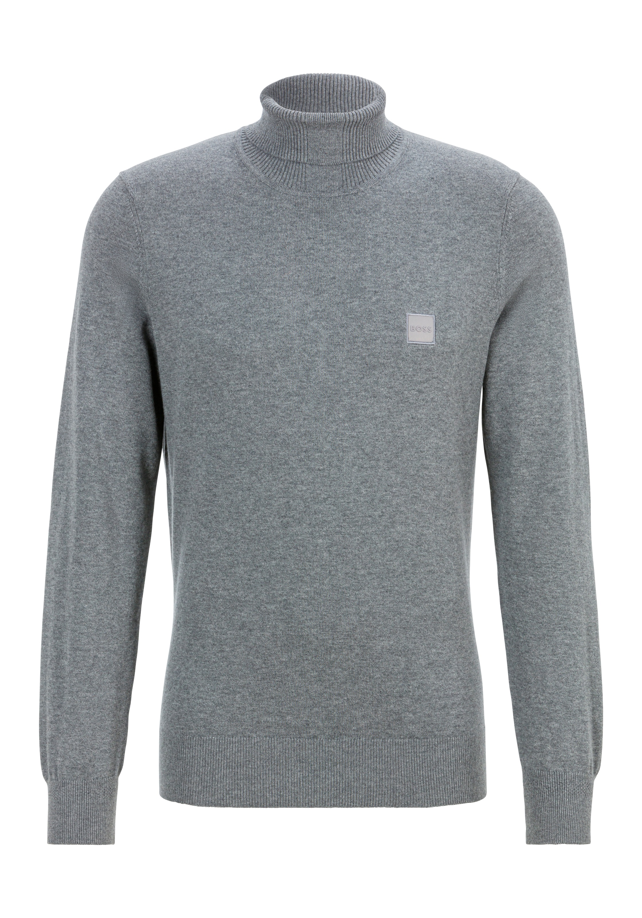 BOSS ORANGE Strickpullover »Akiro«, mit kleinem Stehkragen