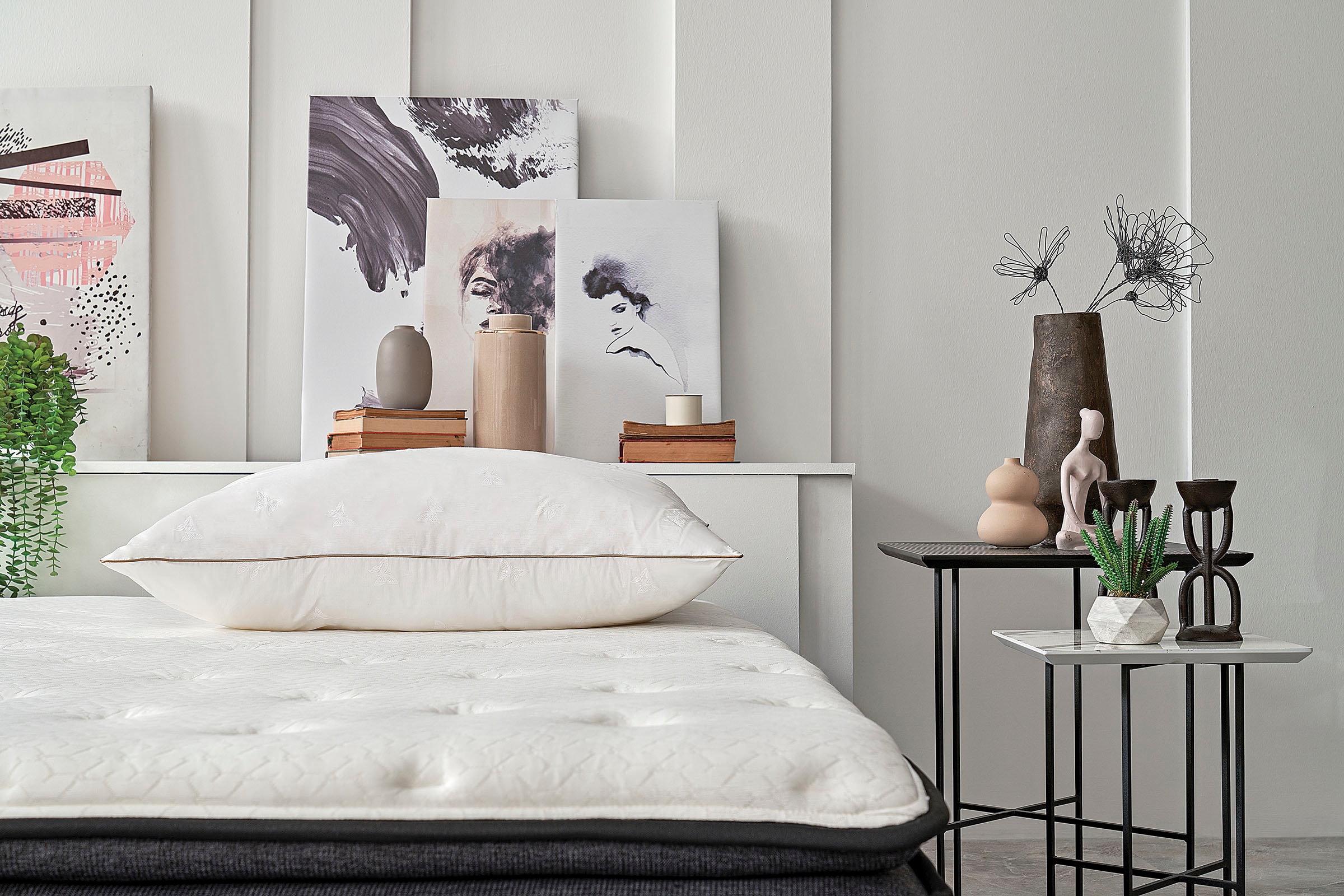 Yatas Bedding Kopfkissen »Dacron® Climarelle®. Kopfkissen 80x80 cm«, (1 St.), kühlende Wirkung, allergiker geeignet (Hausstauballergiker)