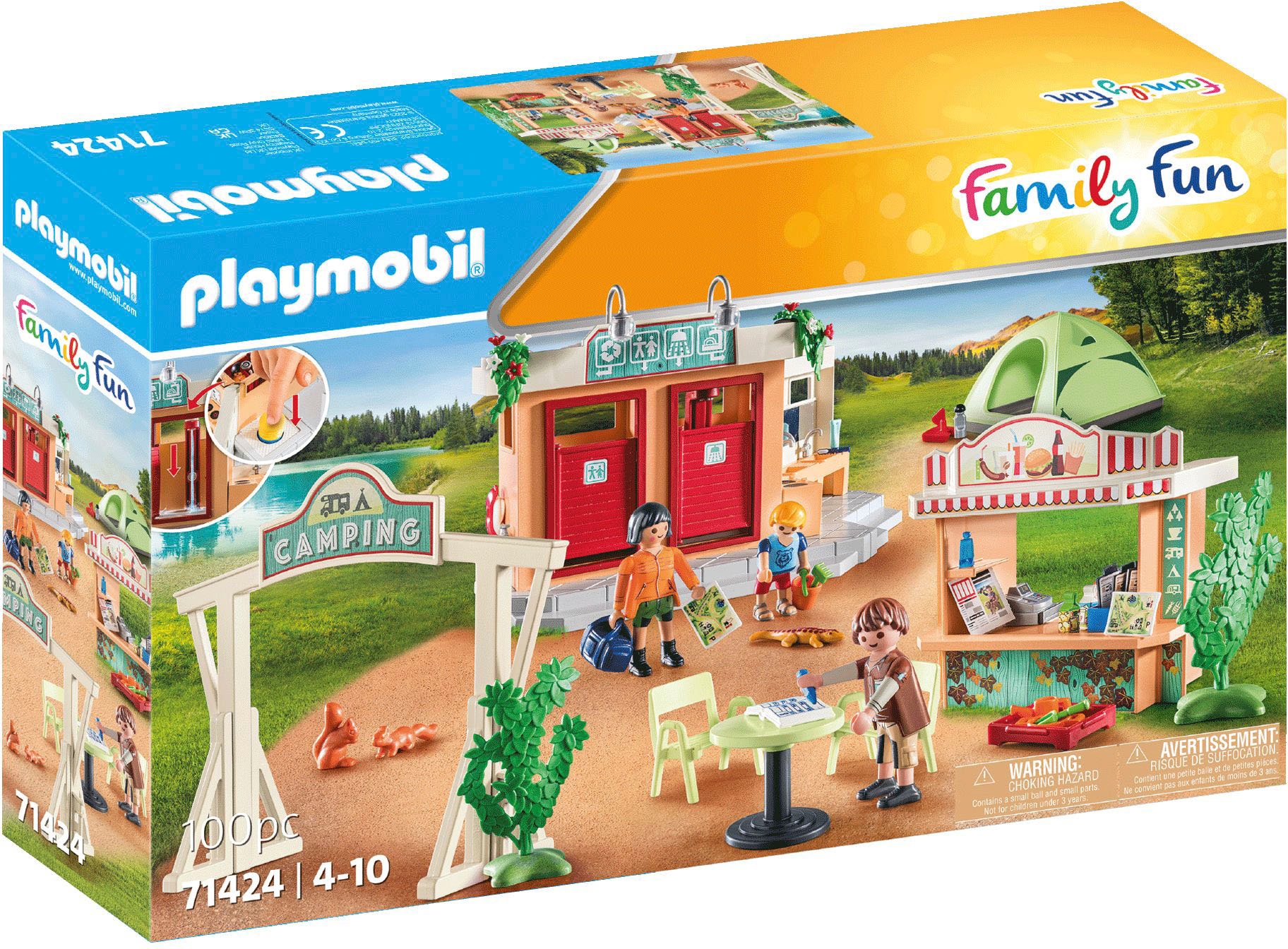Konstruktions-Spielset »Campingplatz (71424), Family & Fun«, (100 St.)