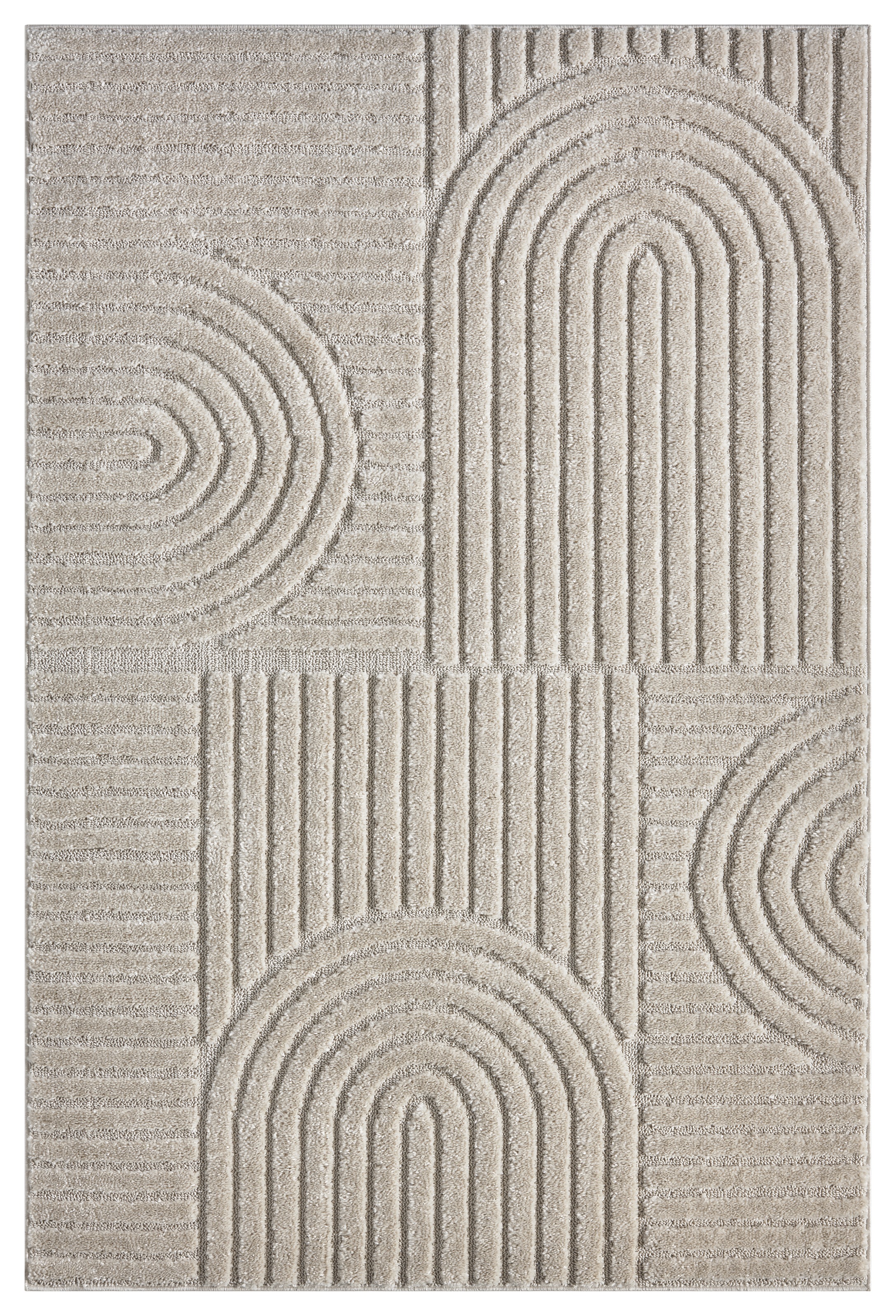 OTTO home Teppich »Jonne«, rechteckig, 20 mm Höhe, Boho Design, 3D Optik, S günstig online kaufen