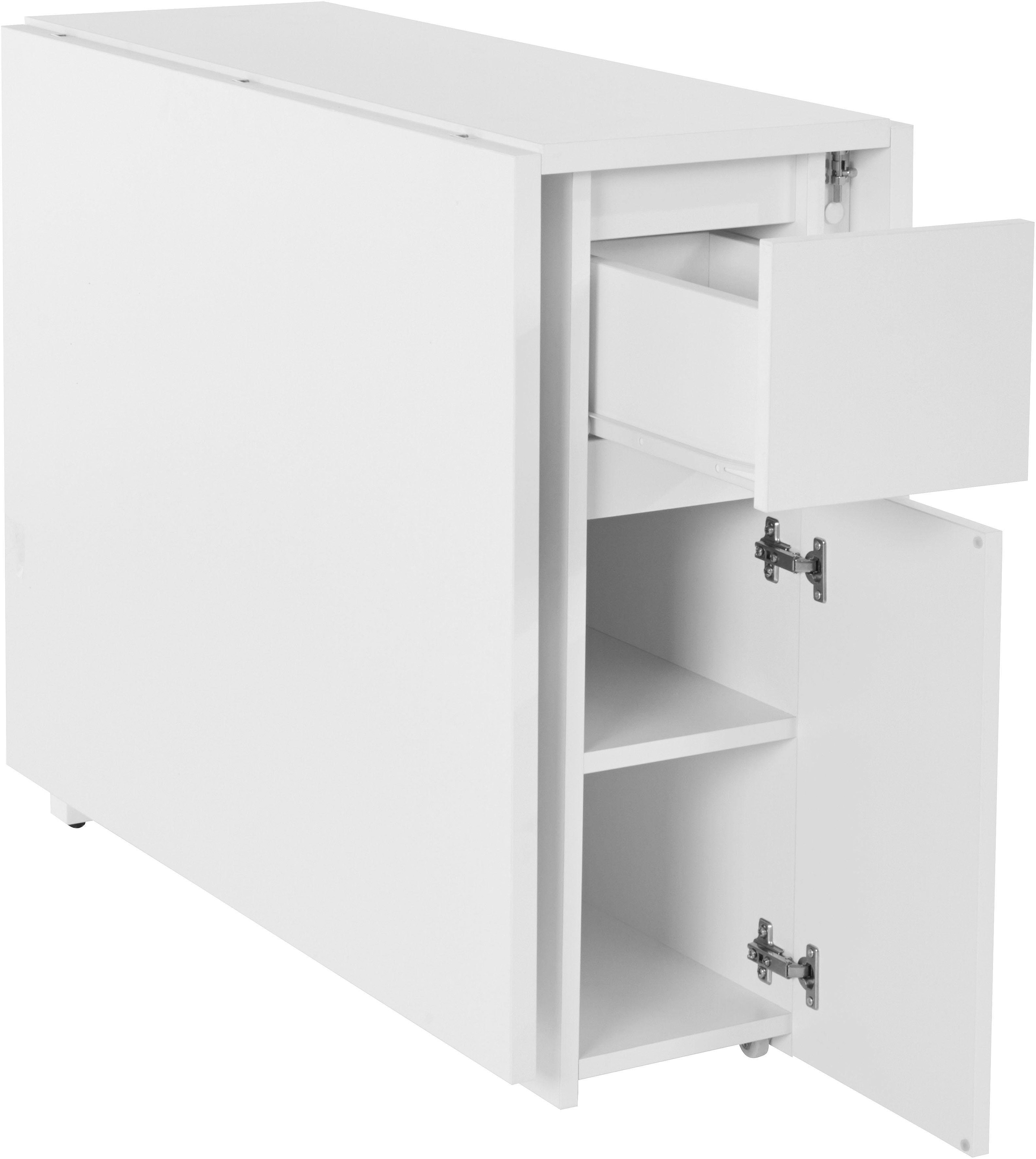 Woodman Esstisch »Jasper«, mit einer rechteckigen Tischplatte und Auszugsfunktion, Breite 90 cm