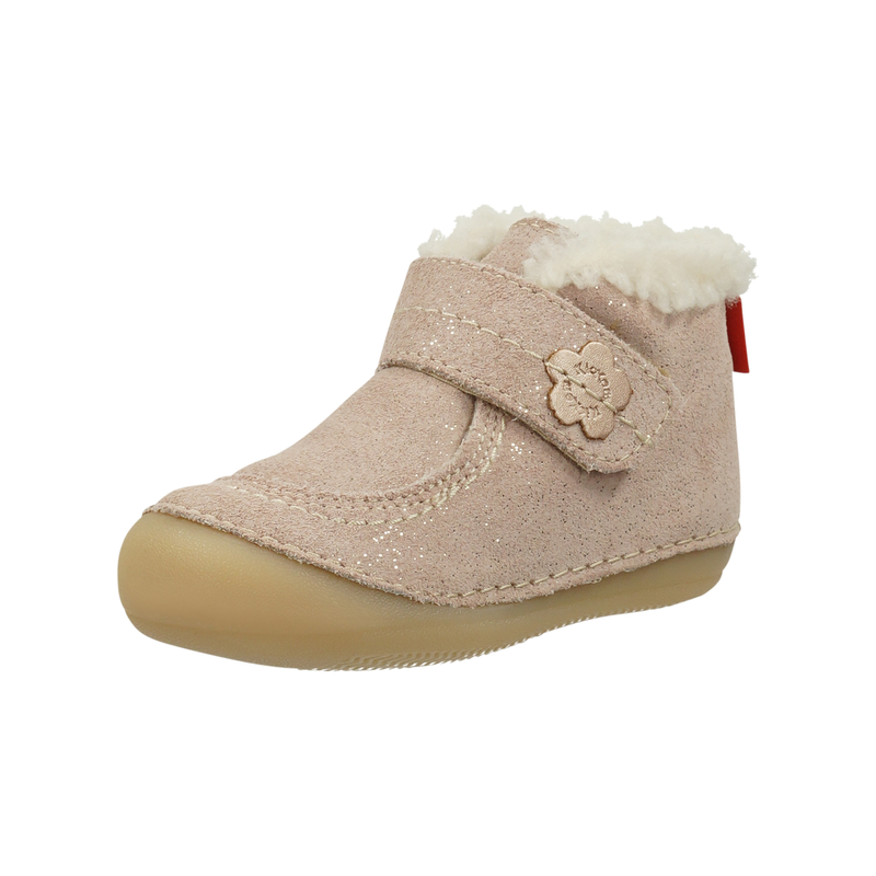 KICKERS Klettschuh »Halbschuhe Leder« Champagne 24 24 Verschluss: Klettverschluss