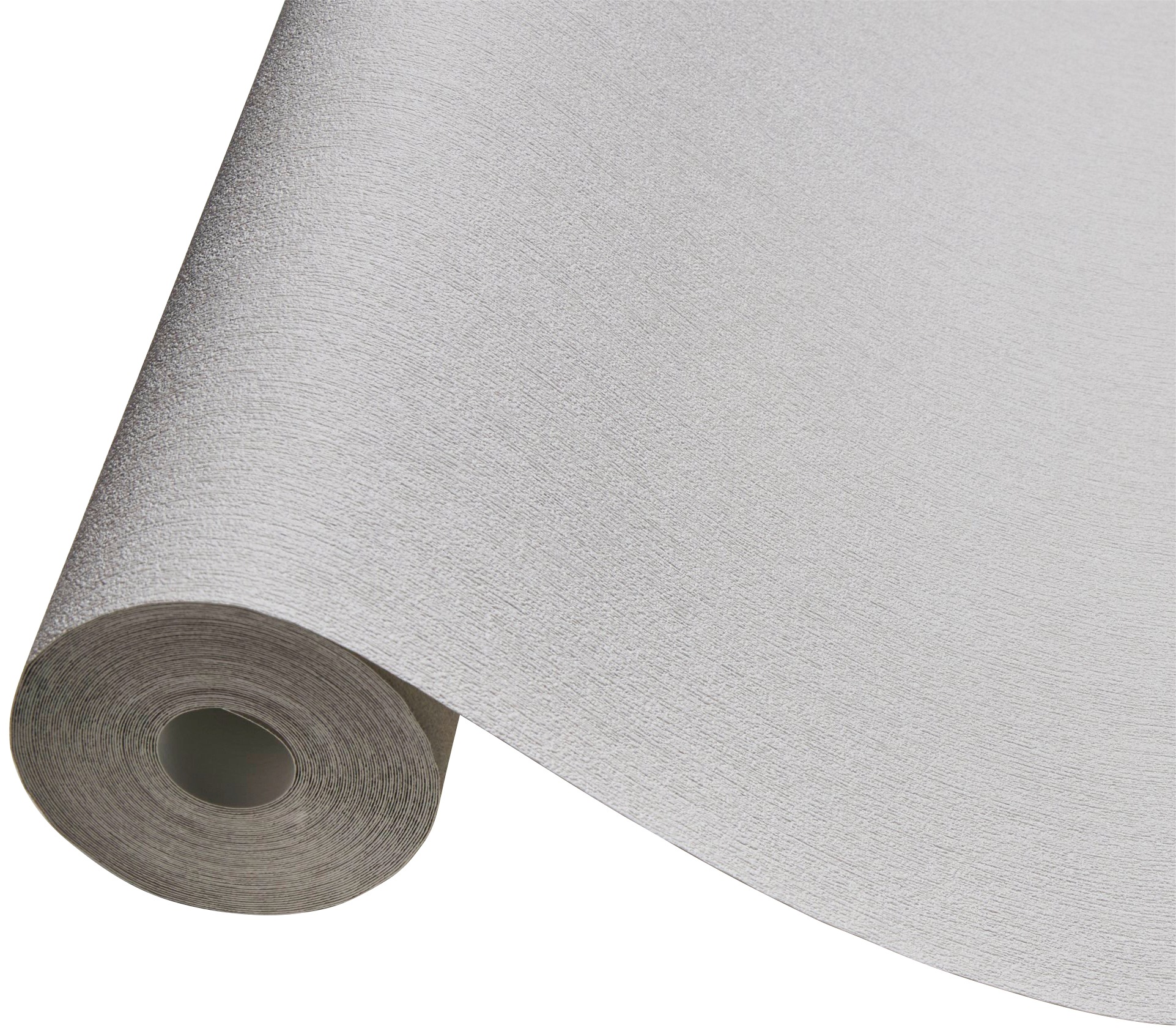 Bricoflor Uni Tapete in Grau Helle Vliestapete mit Vinyl Struktur Effekt Id günstig online kaufen