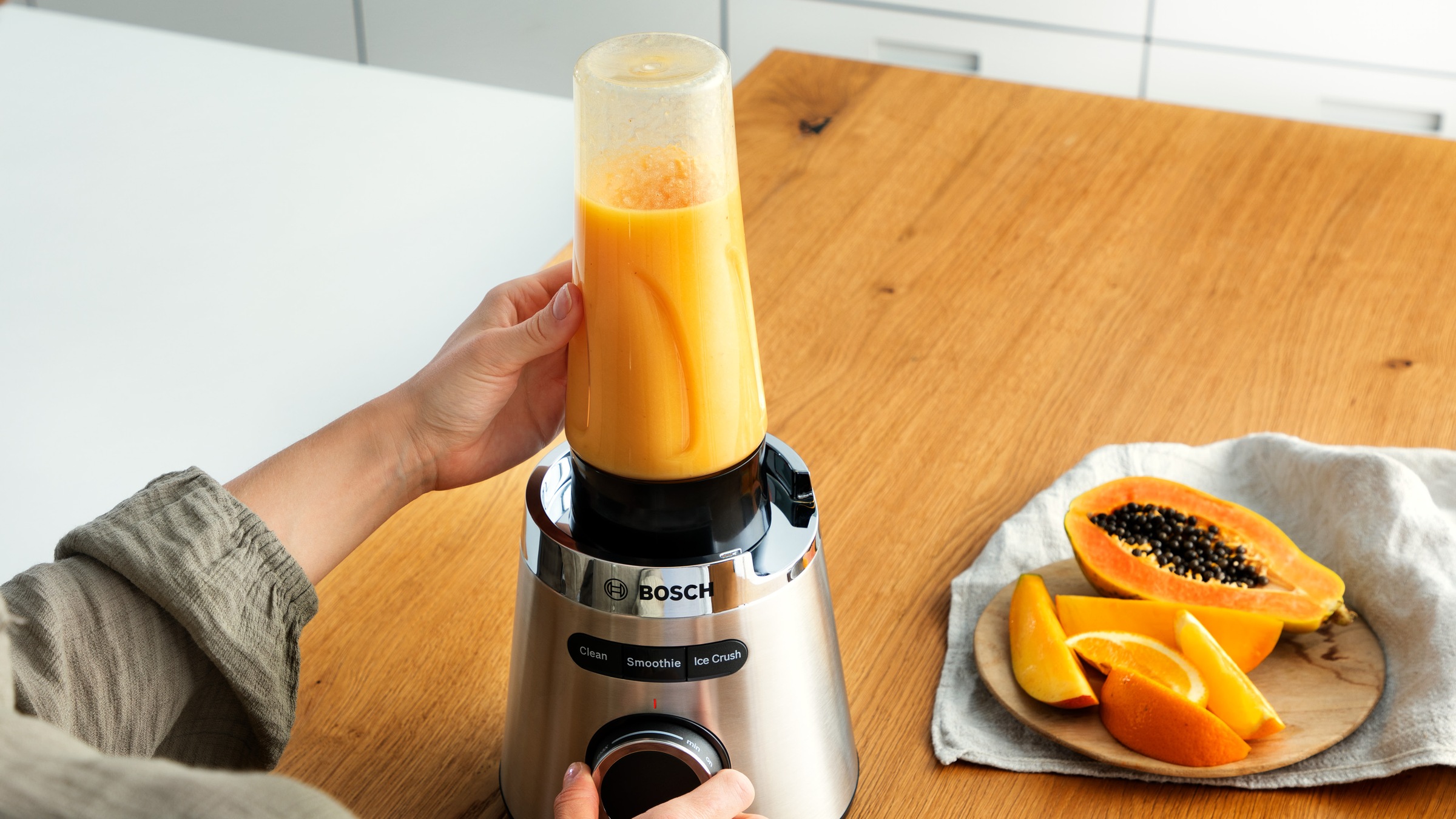 BOSCH Trinkflasche »MMZBTK1B«, (Packung, 1 tlg.), passend für OptiMUM Küchenmaschine und VitaPower Series 4 Standmixer