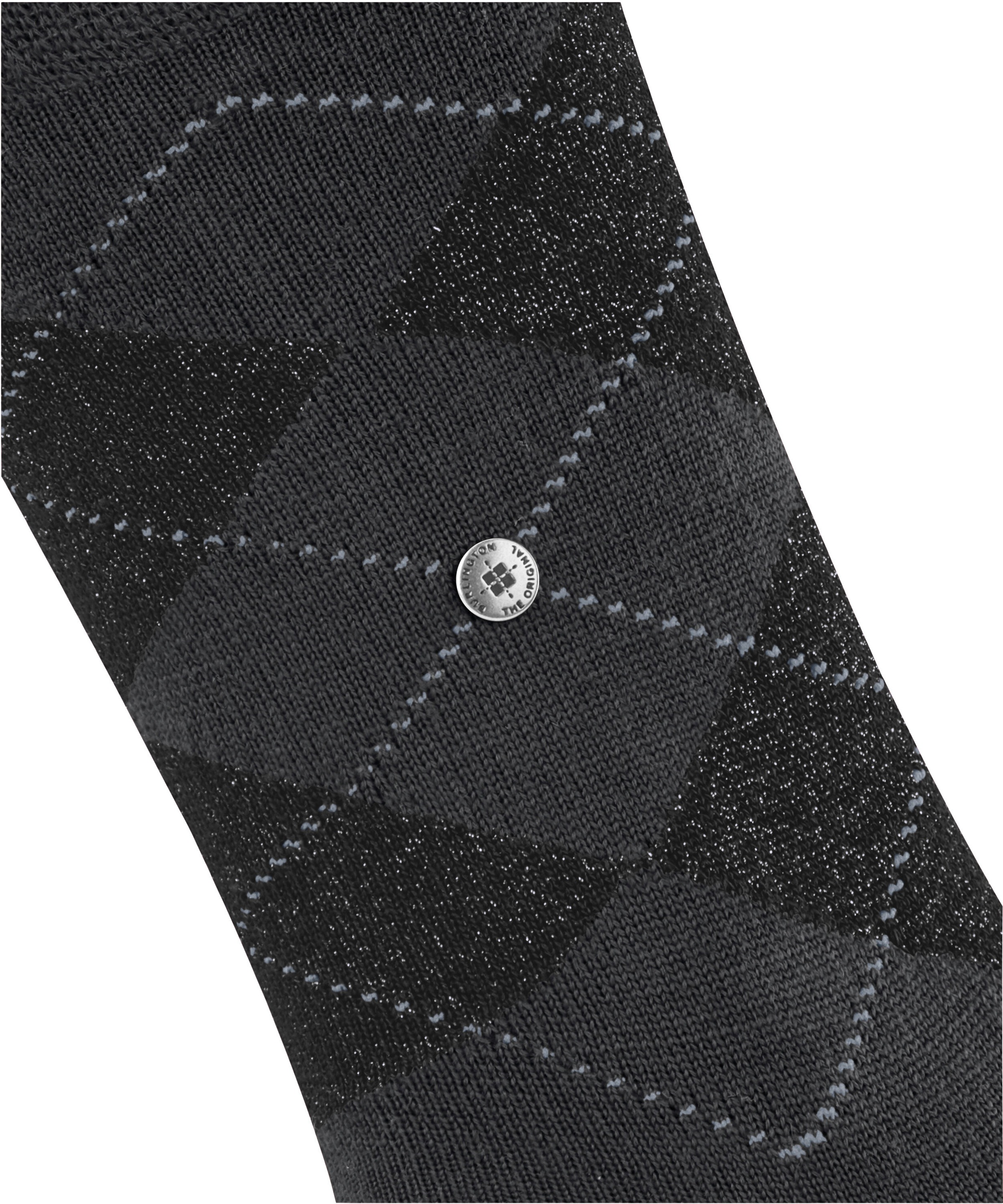 Burlington Socken »Marylebone Glitter« verstärkt, hochwertig,mehrfarbig, mit Karo