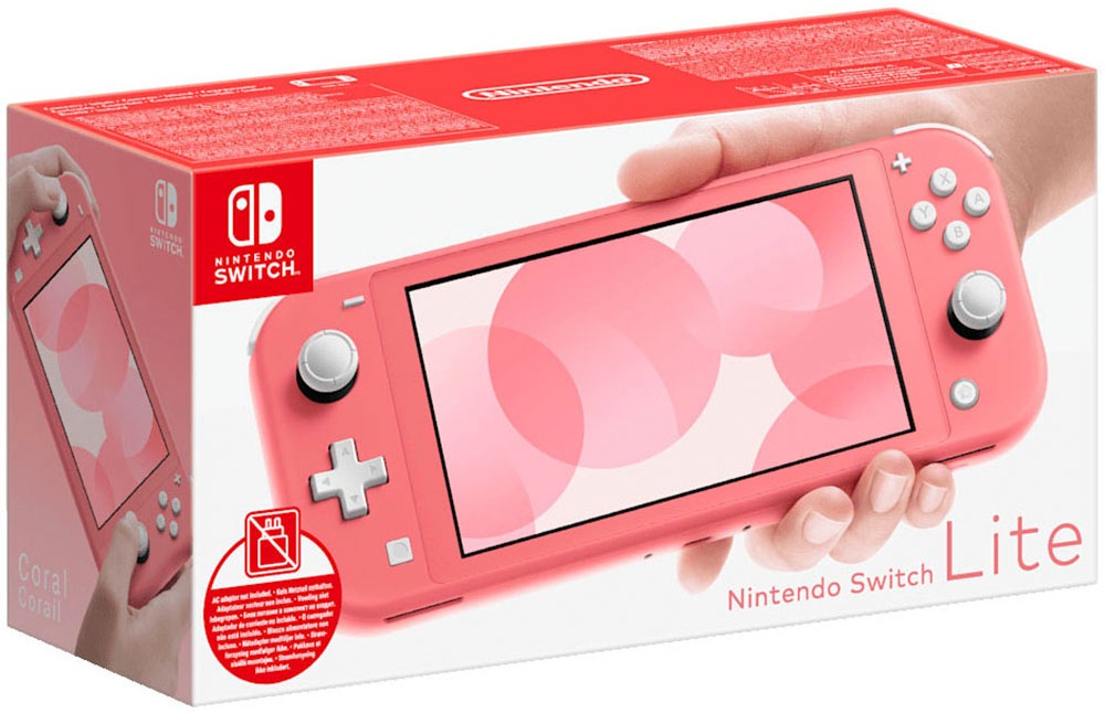 NINTENDO SWITCH Spielekonsole »Lite (ohne Netzteil)« 32 GB Koralle