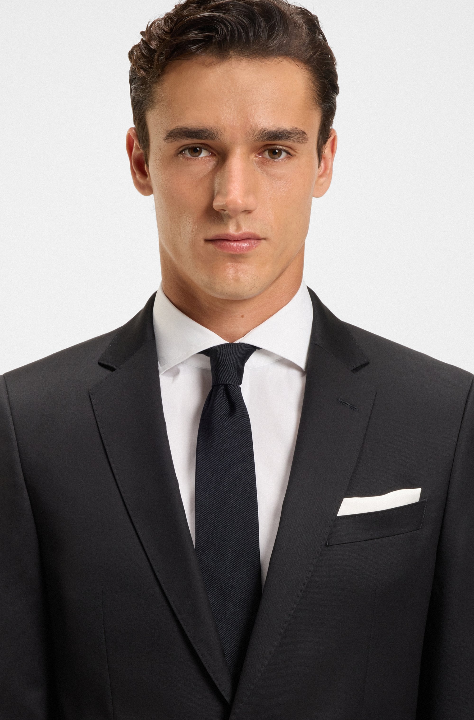 BOSS Krawatte »H-TIE 7,5 CM«, in Satin-Optik