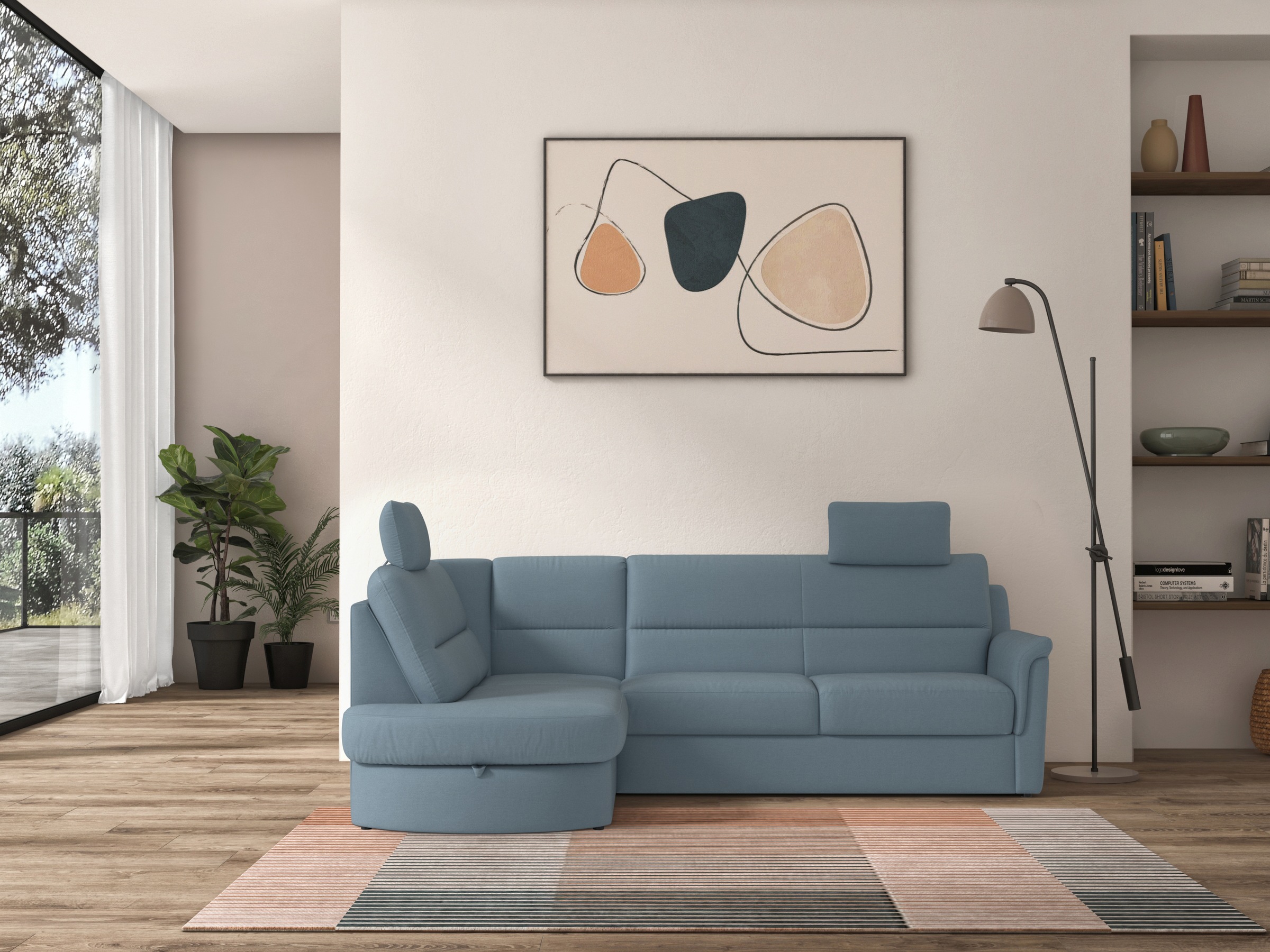 sit&more Ecksofa »Panini L-Form«, wahlweise mit Bettfunktion und Bettkasten günstig online kaufen