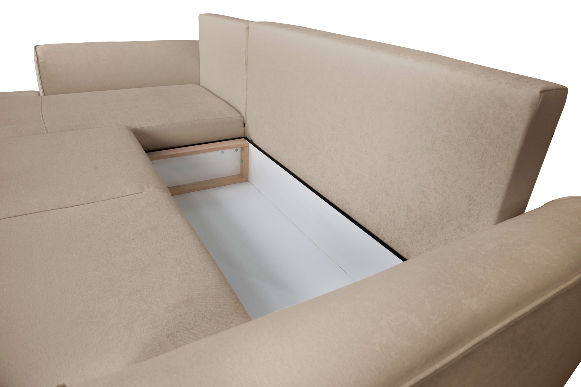 INOSIGN Ecksofa »BEATRICE optionale Schlafsofa mit Bettkasten, B/T/H: 265/170/86 cm«, L-Form, wahlweise auch mit Bettfunktion und Bettkasten