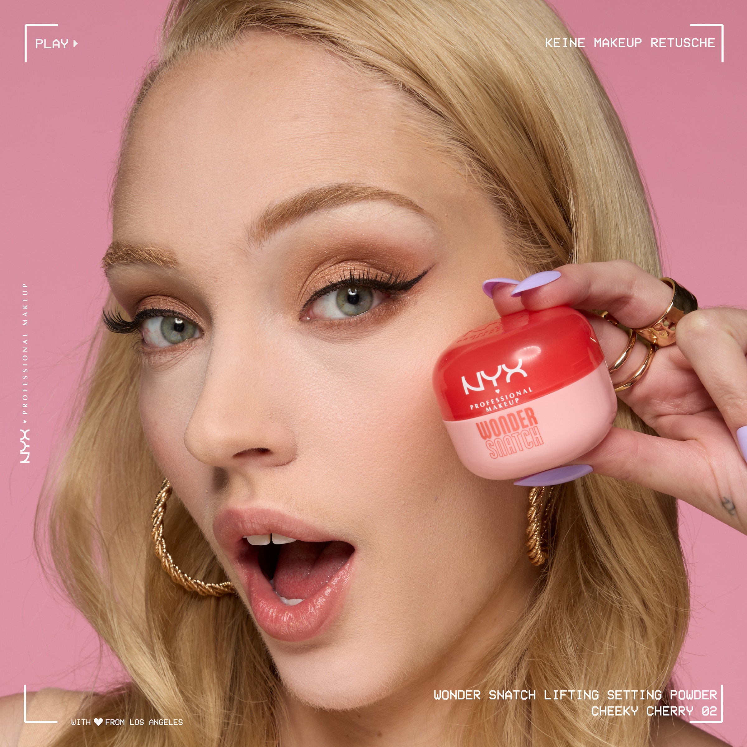 NYX PROFESSIONAL MAKEUP Puder »WONDER SNATCH POWDER« angereichert mit grünem Tee für den antioxidativen Glow gesunder Haut