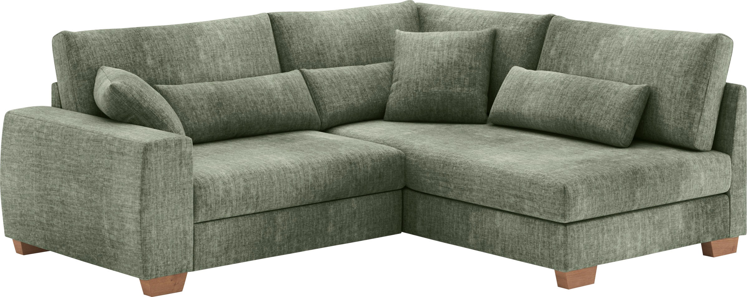 Mr. Couch Ecksofa »Helena L-Form«, Mit Federkern, wahlweise mit Bettfunktion und Taschenfederkern