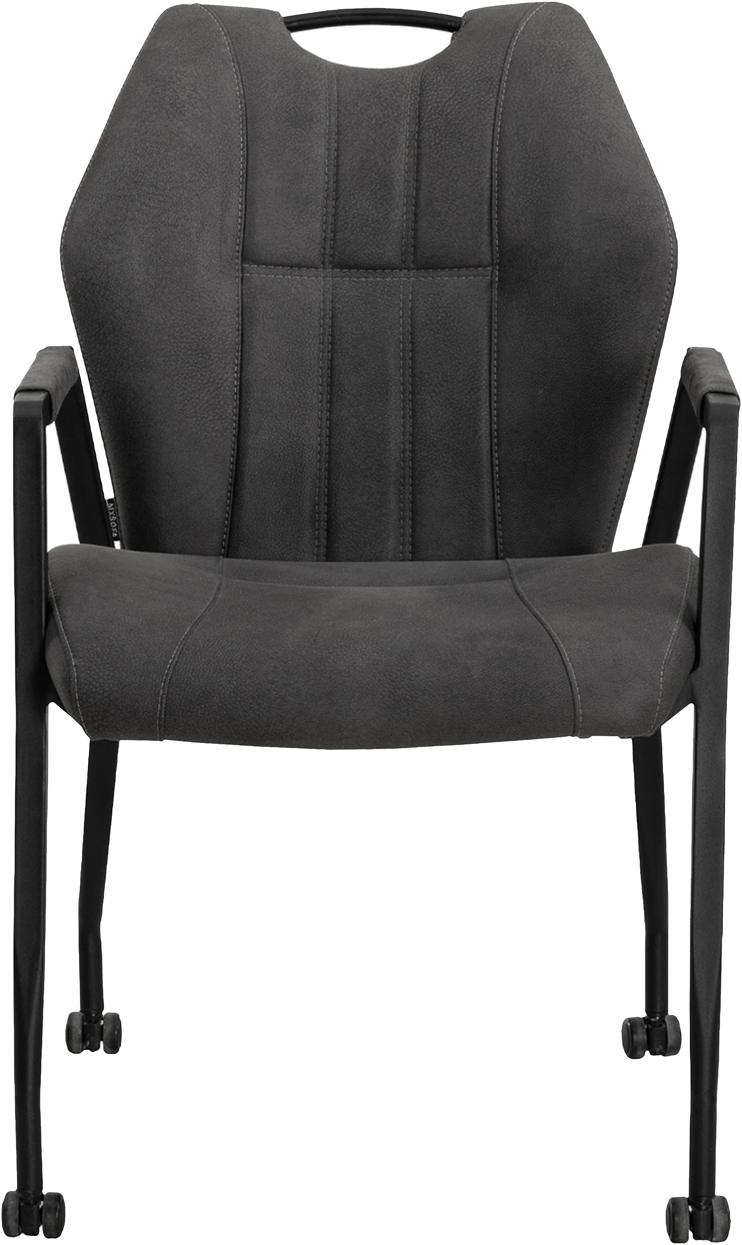 OMG Design Armlehnstuhl »Point« (Set) 1 Stk. Stoff Esszimmerstuhl mit Rolle günstig online kaufen