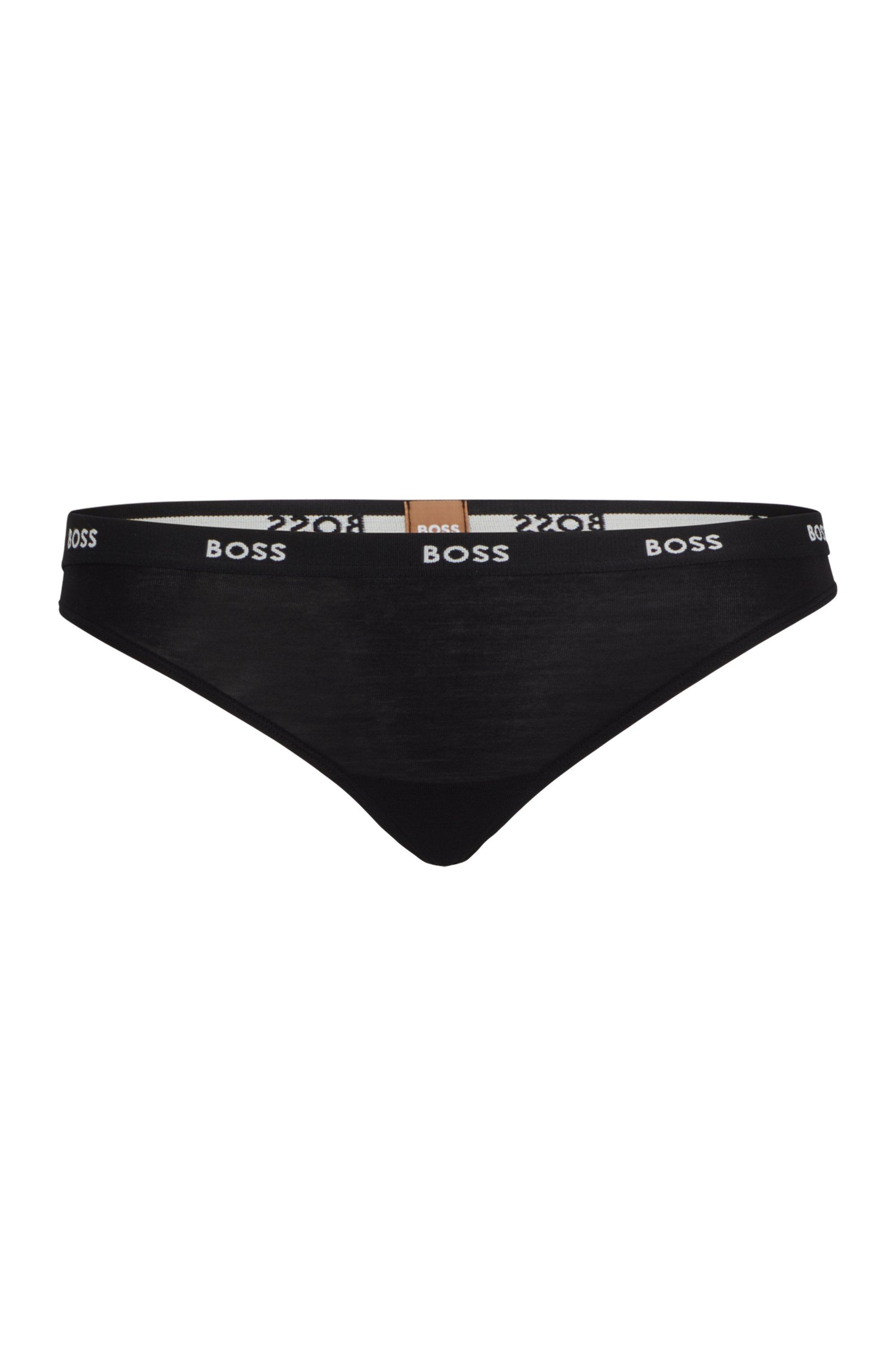 BOSS String »THONG CI«, mit BOSS Logoschriftzug auf dem Bund