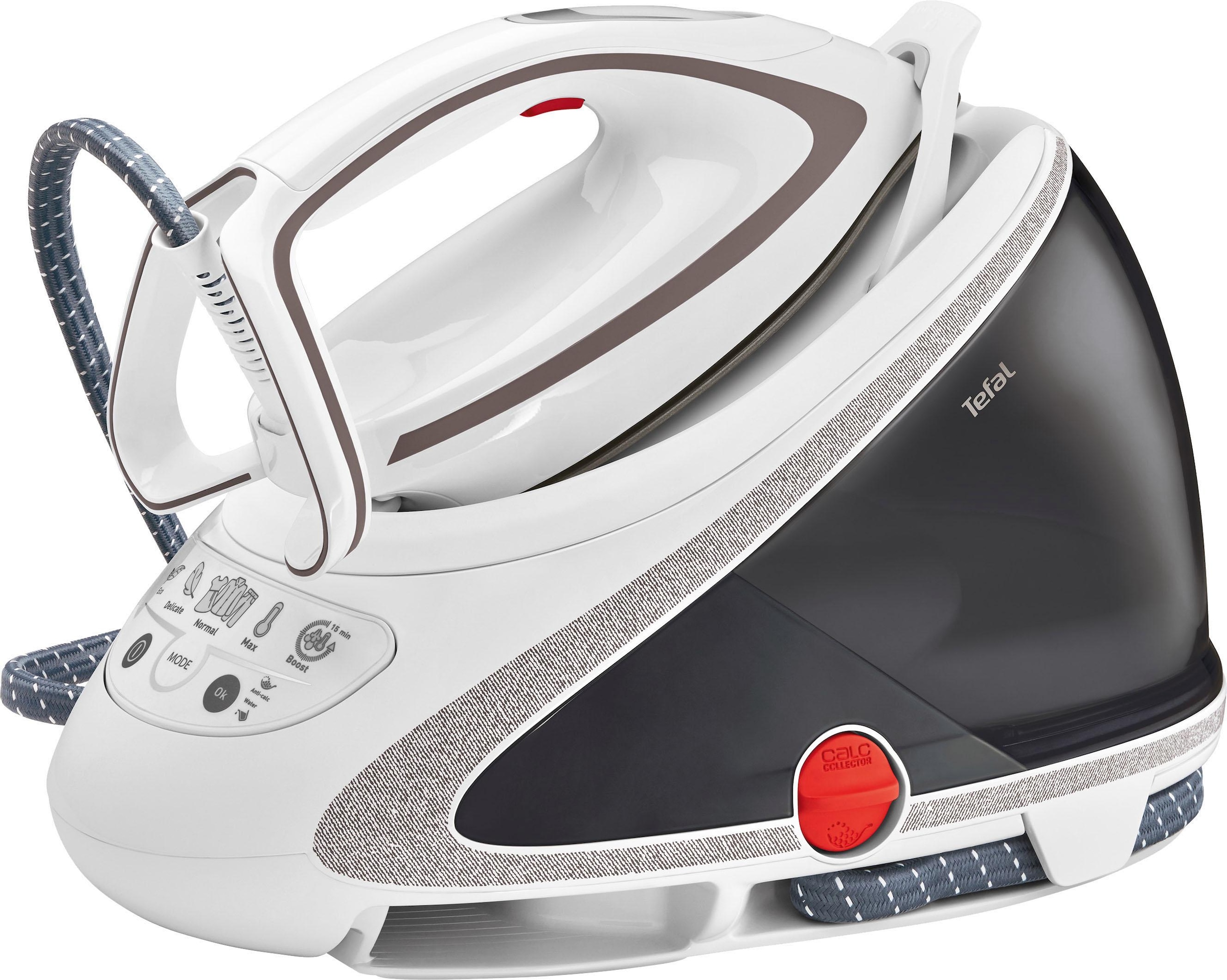 TEFAL Dampfbügelstation »Pro Express Ultimate, 7, 7 Bar, 2600 Watt, Kalk-Kollektor, « 1.900 ml Wassertank 155 g/Min. Dampfleistung, 500 g/Min....