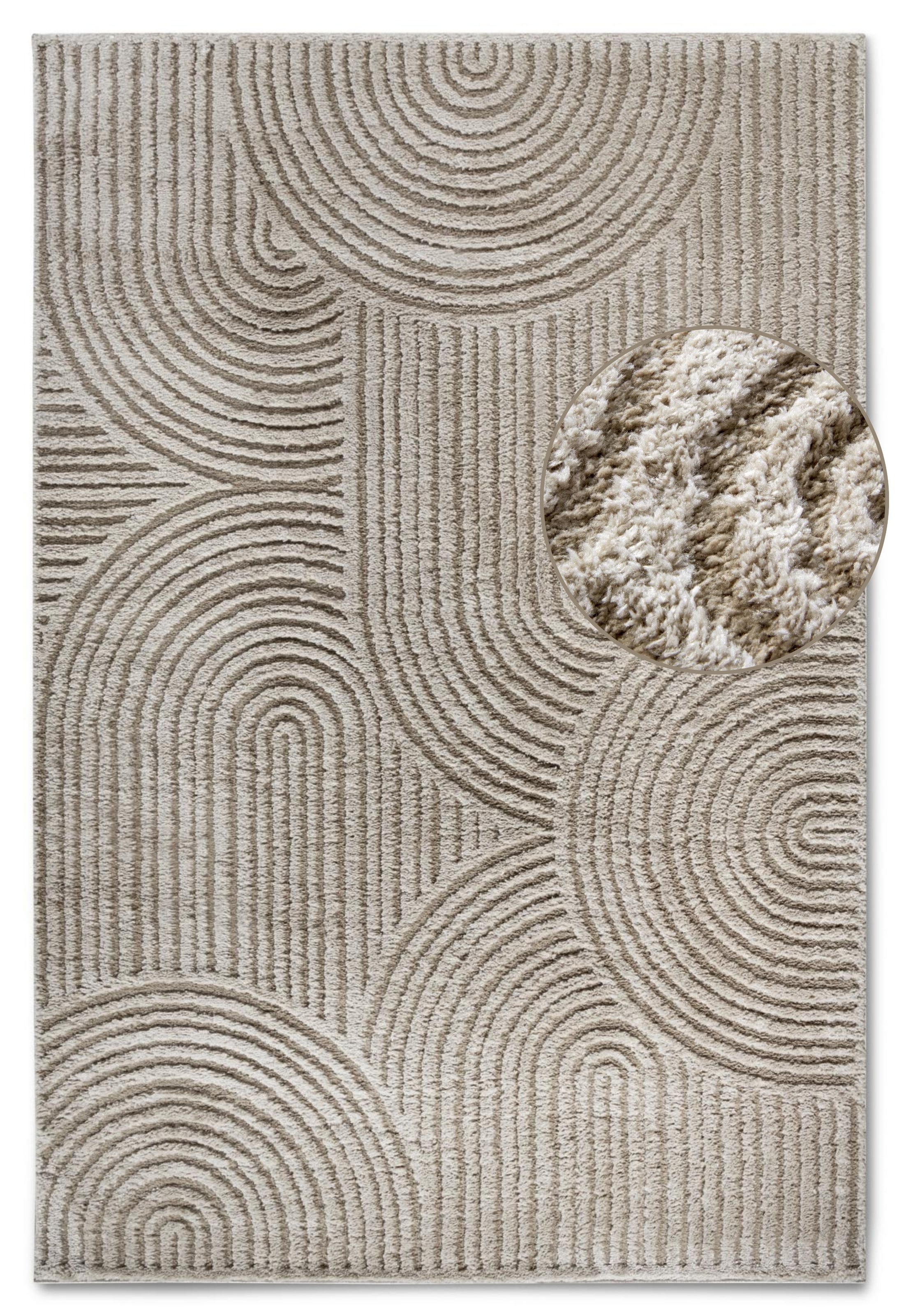 ELLE DECORATION Hochflor-Teppich »Chappe«, rechteckig, 18 mm Höhe, Hochflor günstig online kaufen