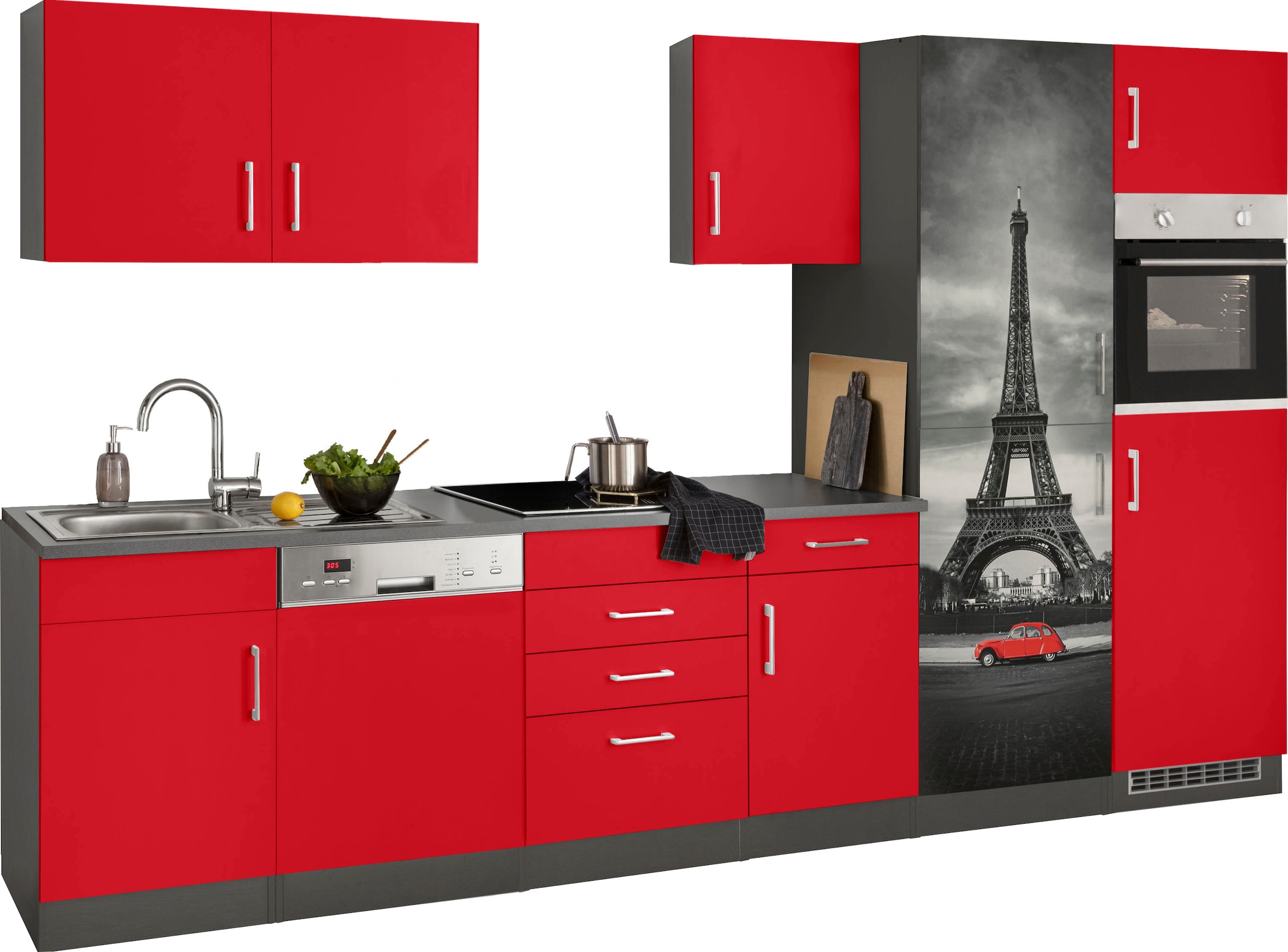 HELD MÖBEL Küchenzeile E-Geräte, 340 »Paris«, Breite cm online kaufen ohne
