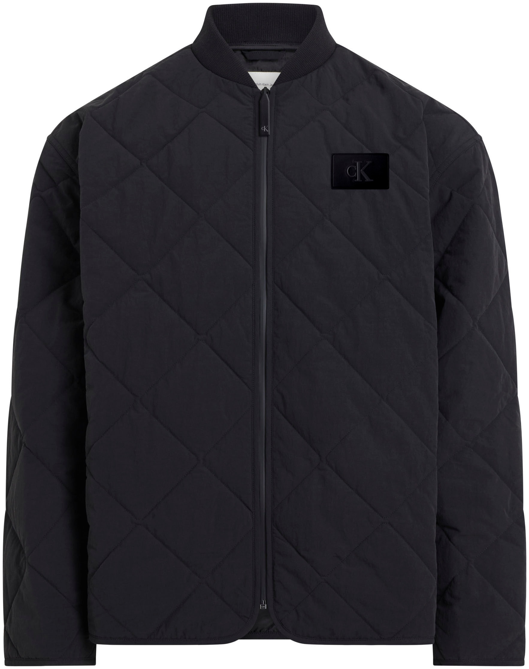 Calvin Klein Jeans Steppjacke »QUILTED JACKET«, Logopatch, Stehkragen