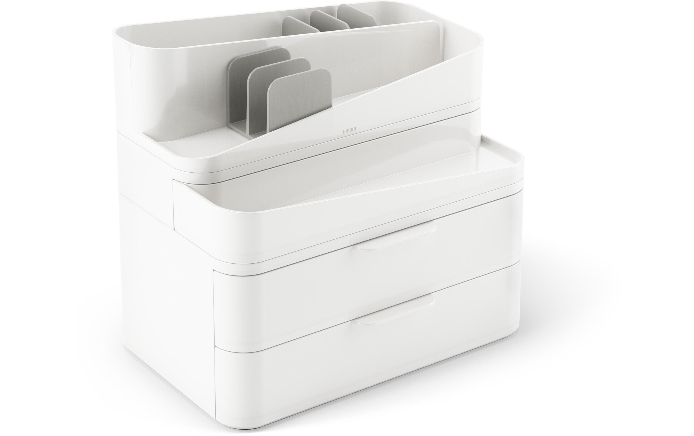 Umbra Make-Up Organizer »Glam Grau/Weiss, Recycled Kunststoff«