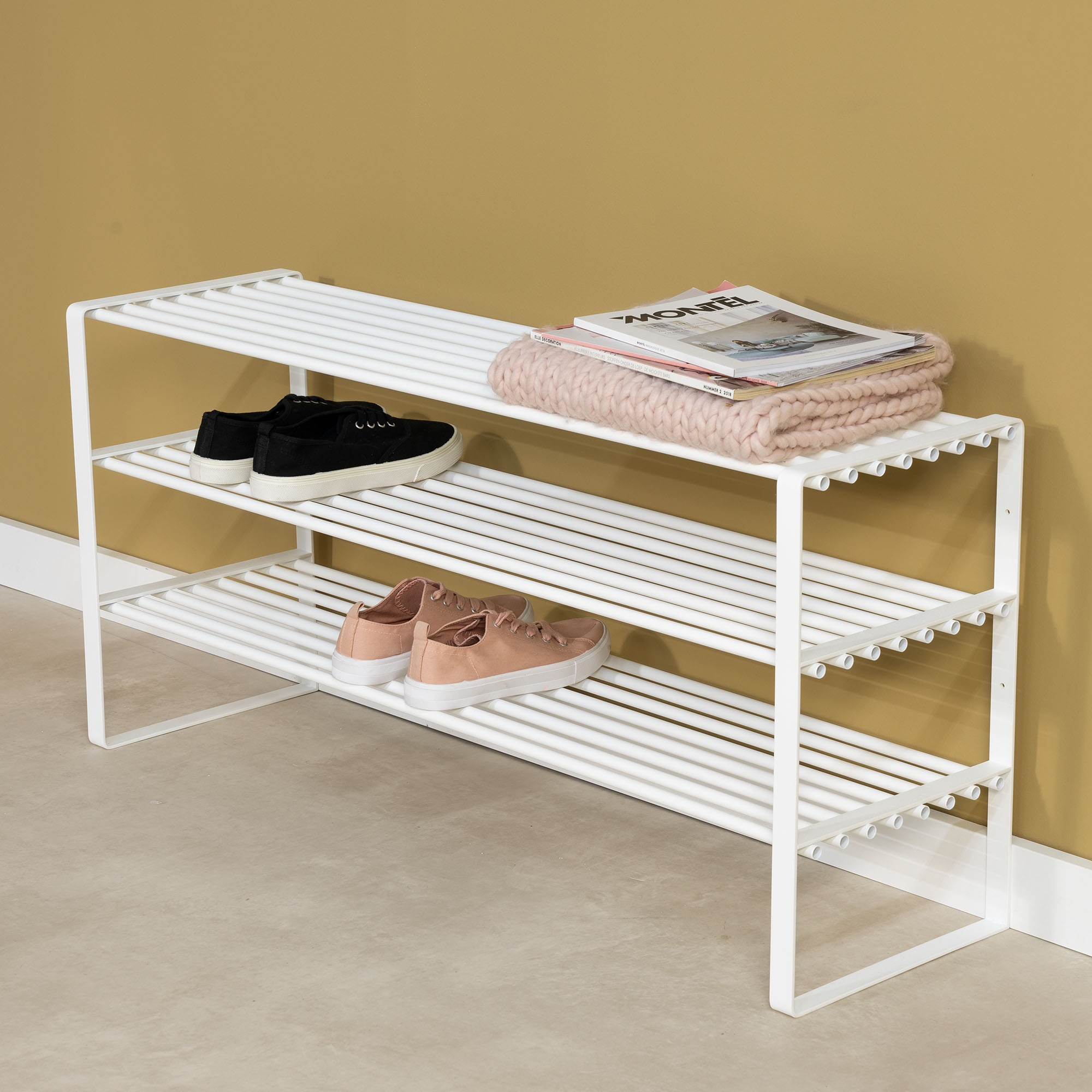 Spinder Design Schuhregal »REX SR 2 - 100 cm«, (1 St.), Regal aus Stahl, wa günstig online kaufen