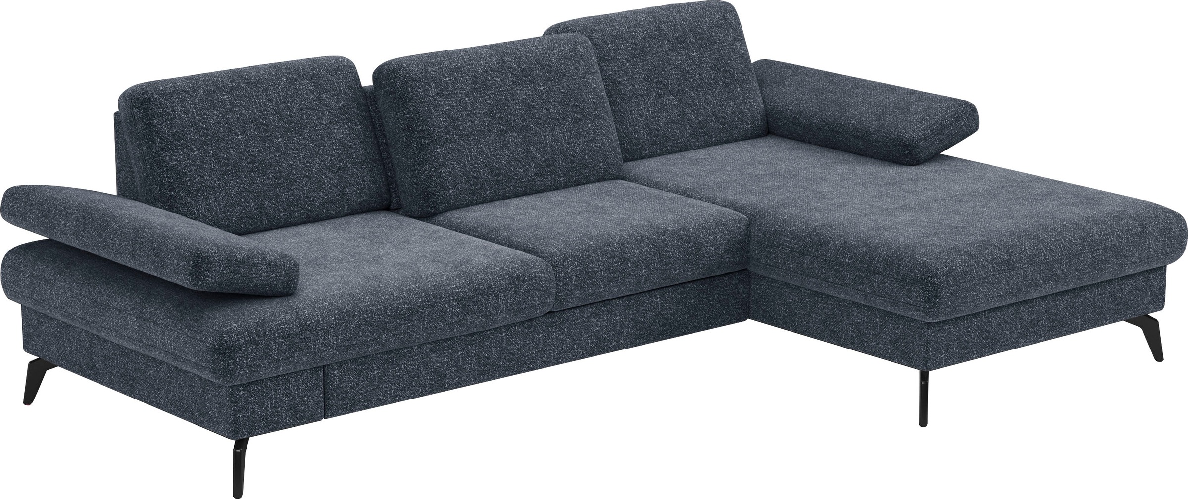 sit&more Ecksofa »Morris L-Form, inkl. Sitztiefenverstellung«, wahlweise mit Armteilverstellung, Bettfunktion & Bettkasten