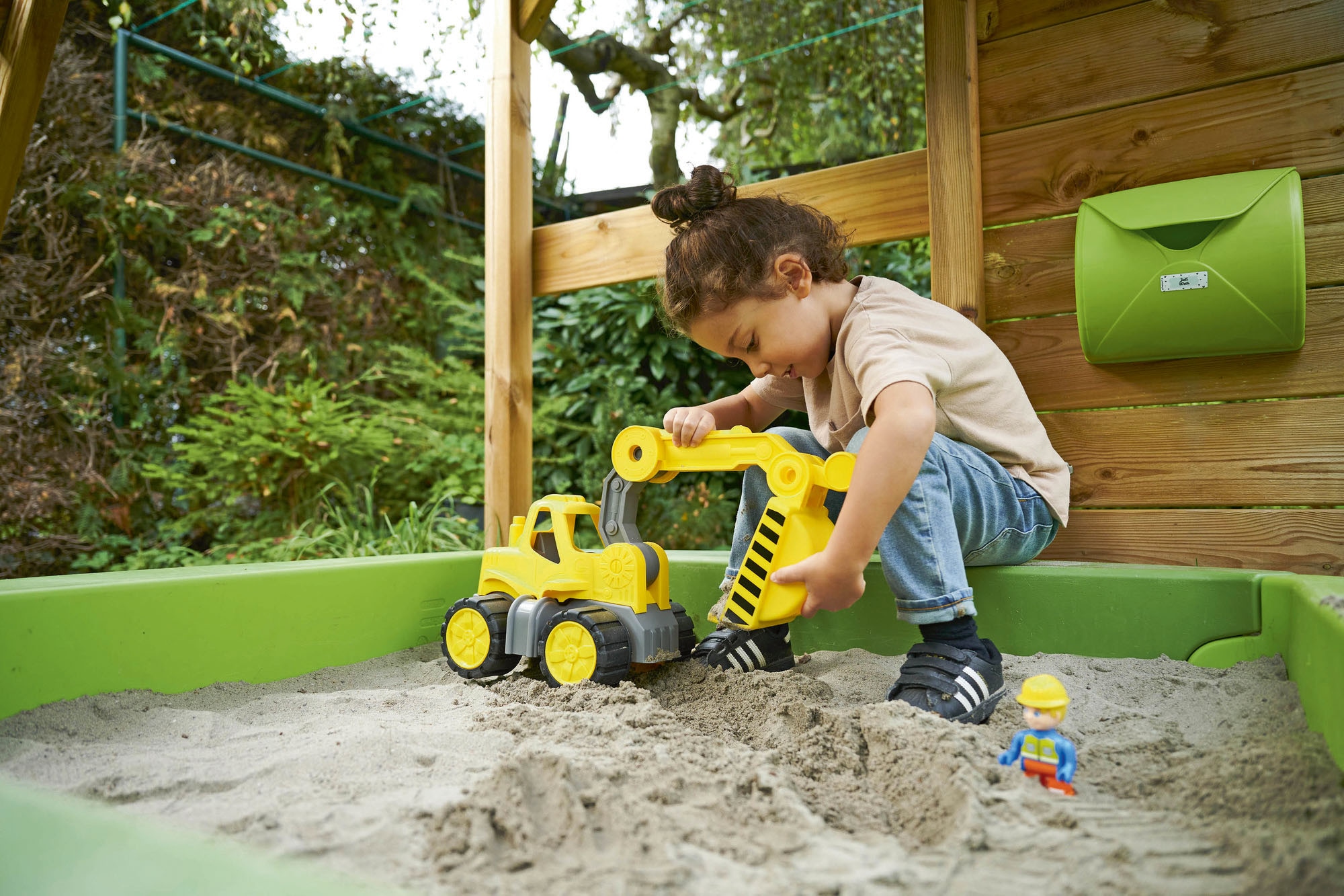 BIG Spielzeug-Bagger »Power-Worker Bagger + Figur«, Made in Germany