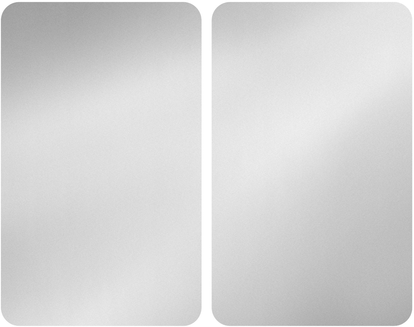 WENKO Herd-Abdeckplatte »Universal Modell Silber«, (Set, 2 tlg.), Herdabdec günstig online kaufen