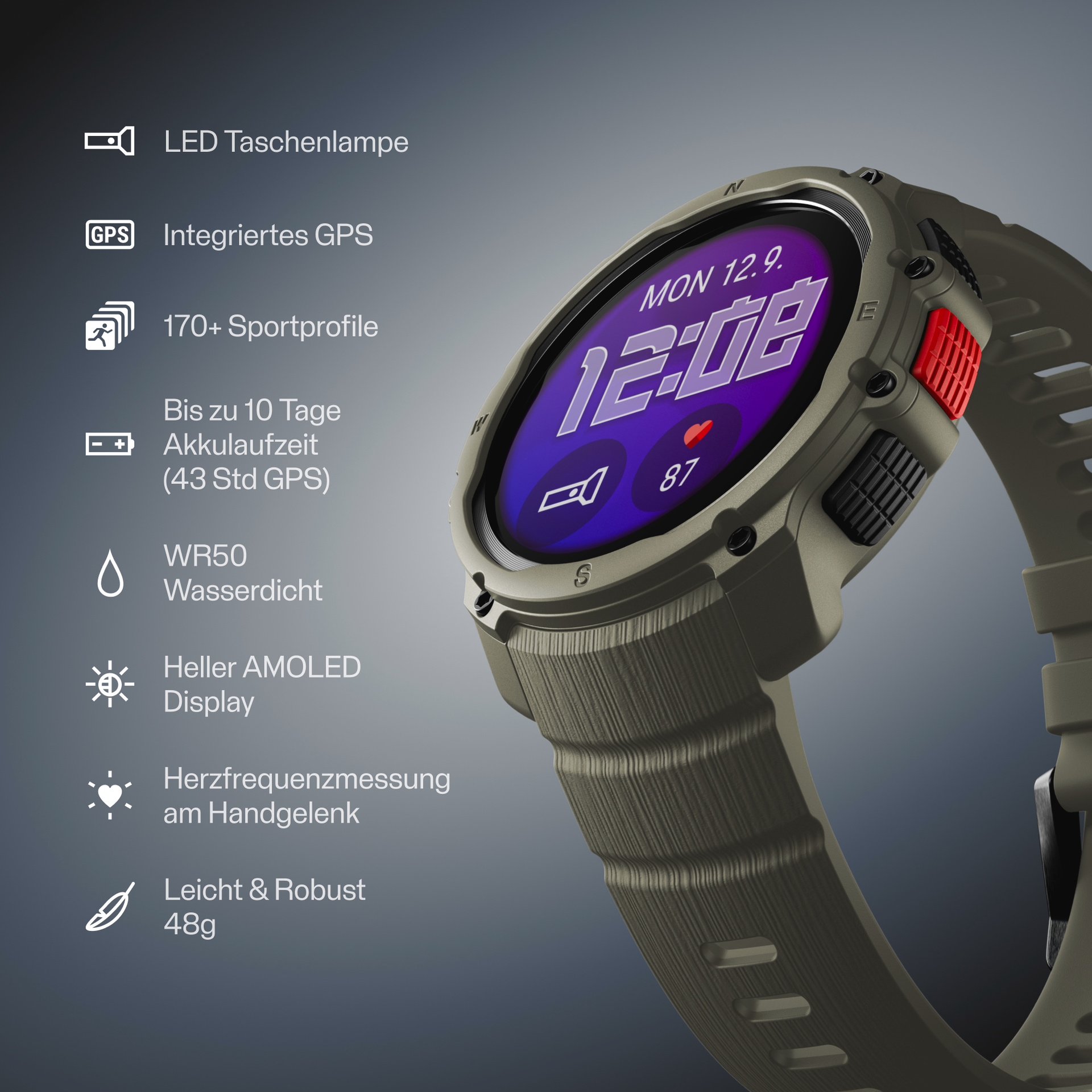 Polar Smartwatch »Street X«(/ 1,28 ″)