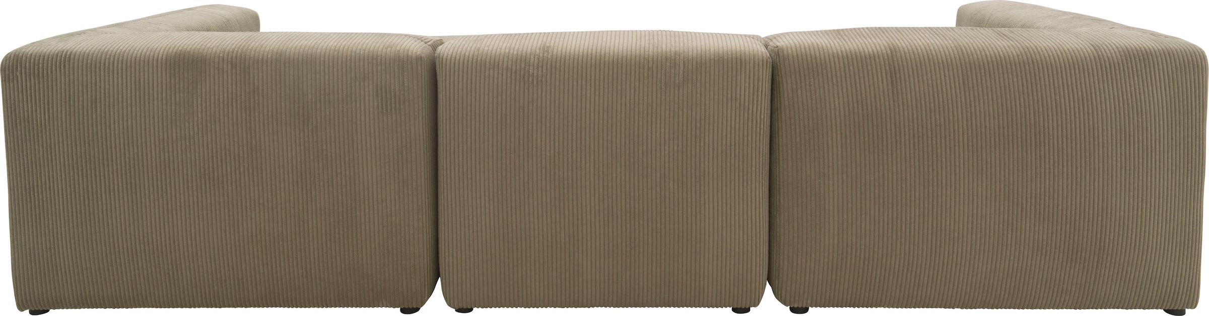RAUM.ID Big-Sofa »Gerrid«, Cord-Bezug, bestehend aus Modulen: 2 Eck- und ein Mittelelement