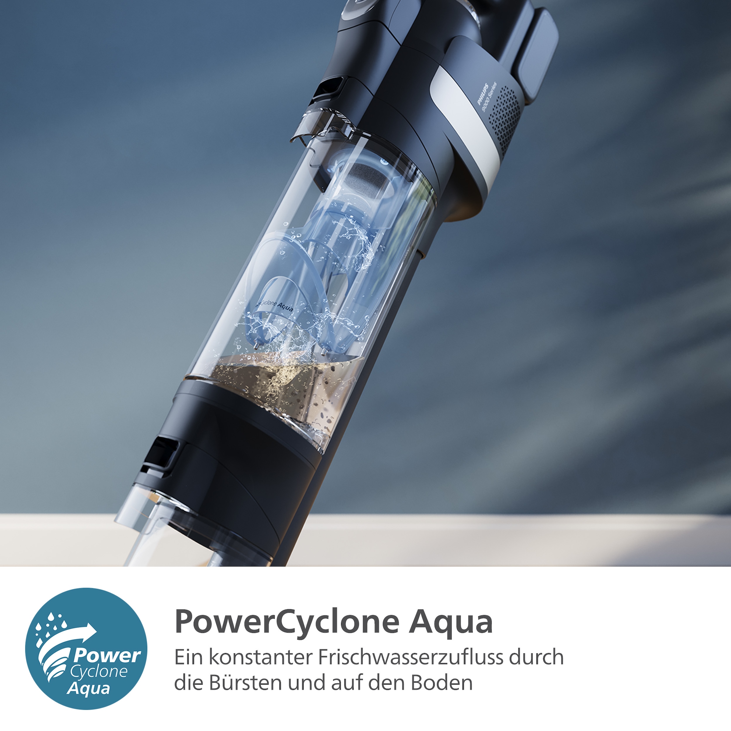 Philips Nass-Trocken-Akkusauger »AquaTrio Cordless 9000 Series XW9463/11«, 3-in-1-Reinigungslösung, mit automatischem Reinigungssystem