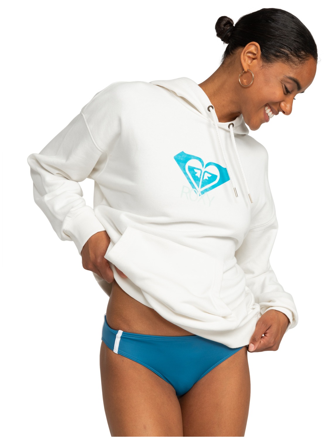 Roxy Kapuzensweatshirt »Roxy Life Warm Blue Hug«