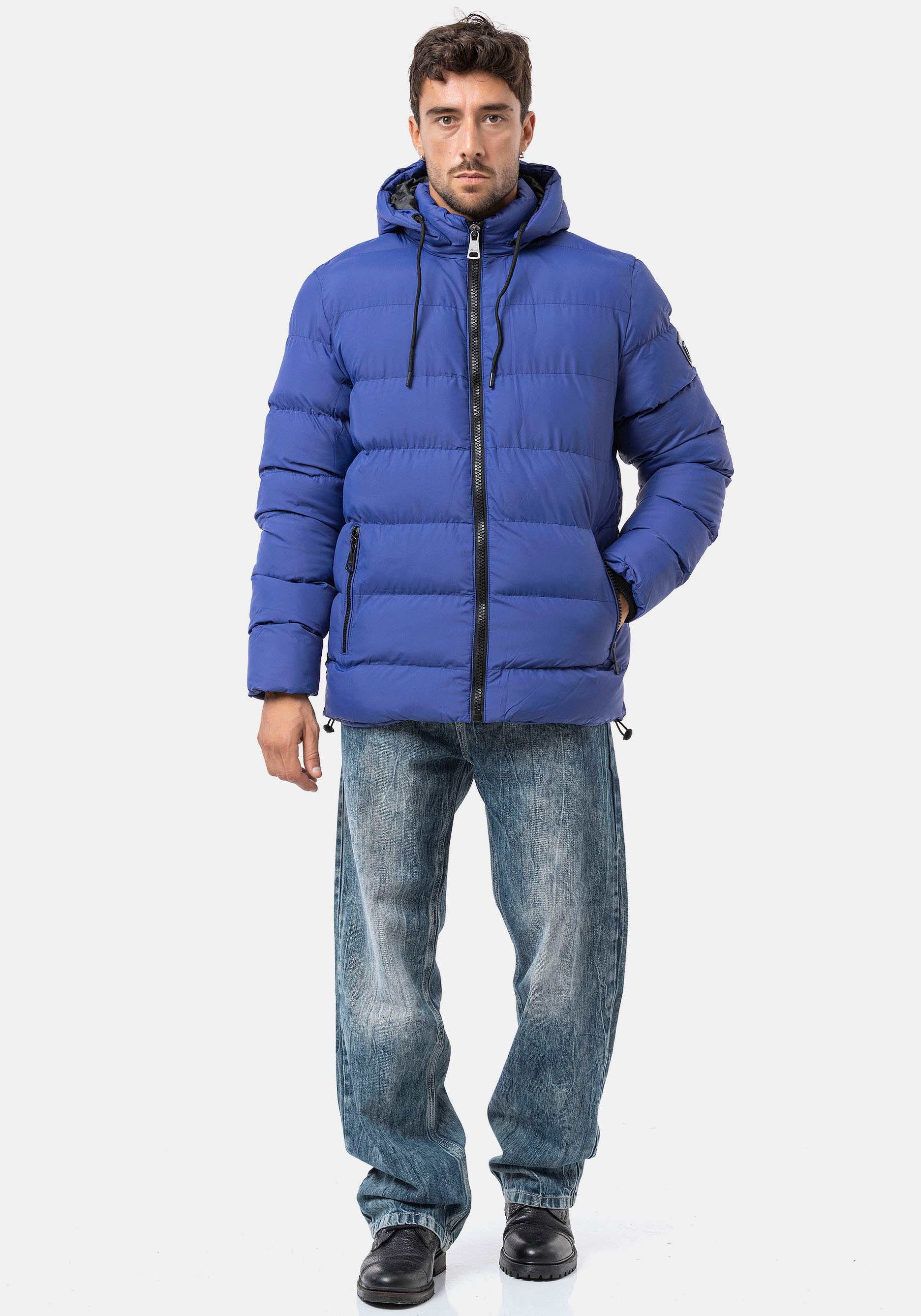 Cipo & Baxx Steppjacke mit Kapuze