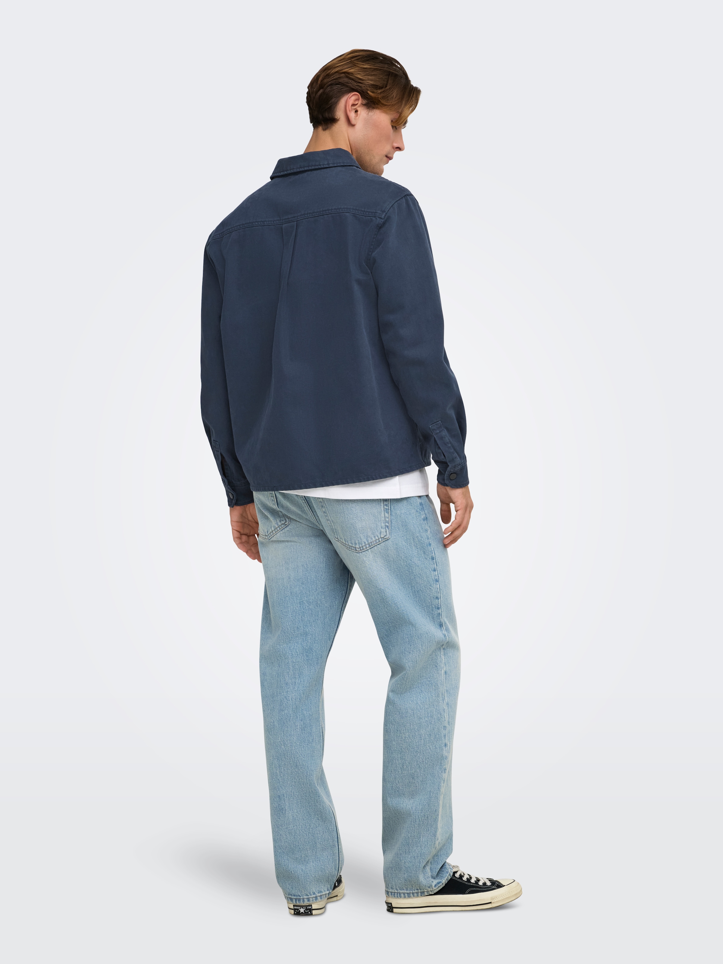 ONLY & SONS Straight-Jeans »ONSEDGE STRAIGHT DNM« Baumwolle, straight fit