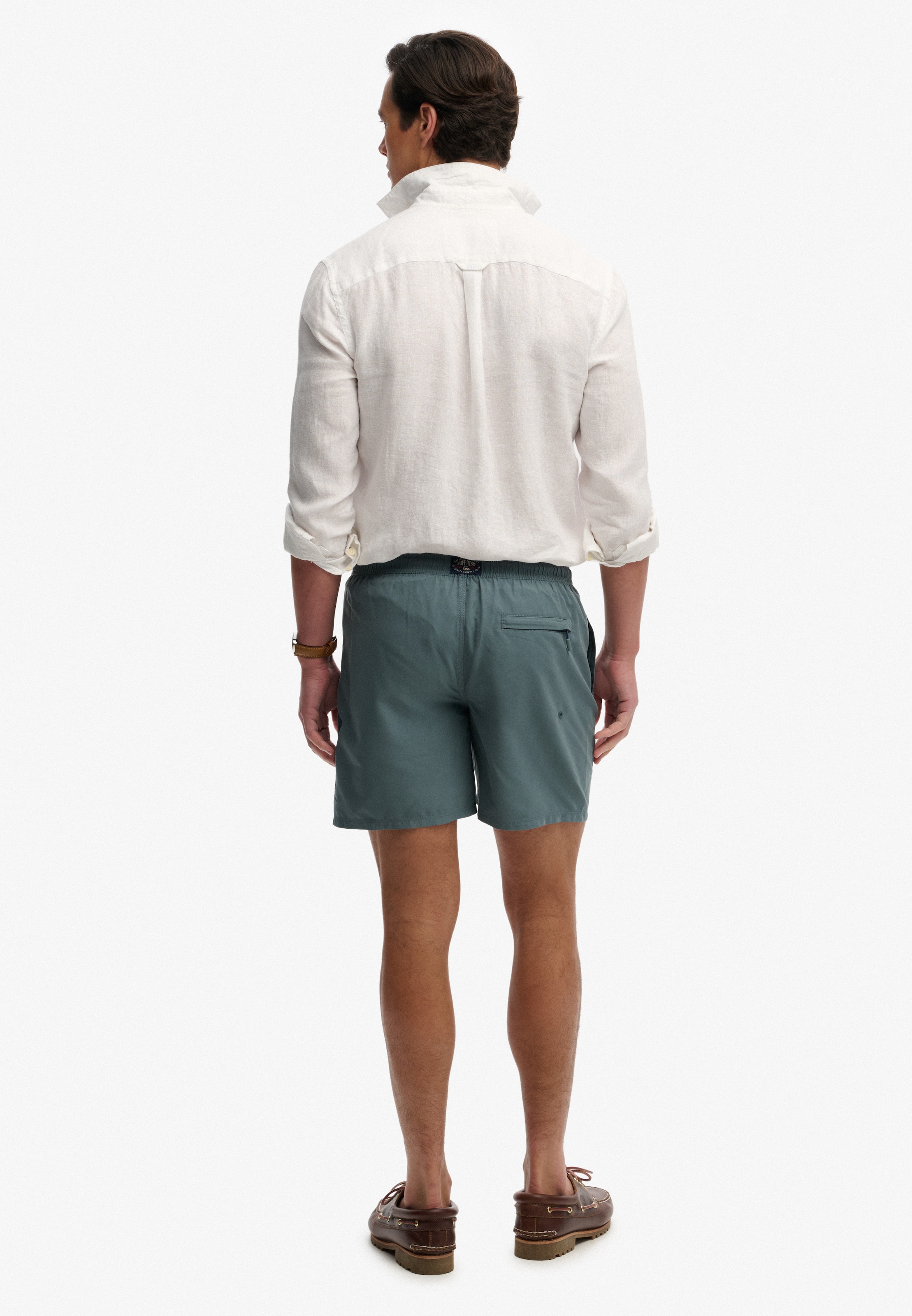 Superdry Badeshorts »PRINTED LOGO 16 SWIM SHORT«